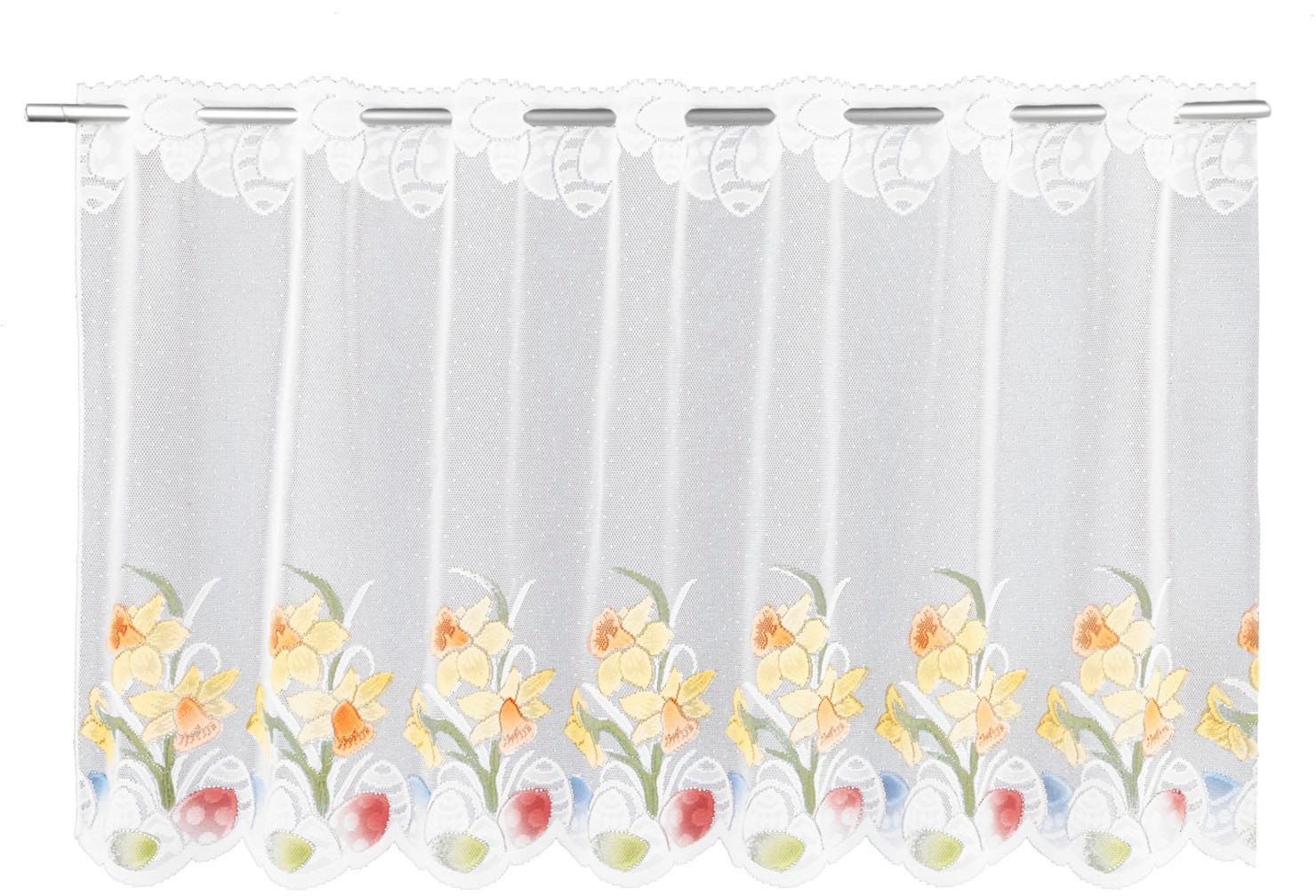 Image of WILLKOMMEN ZUHAUSE by ALBANI GROUP Schiebegardine »Osterglocken«, (1 St.), Scheibengardine handcoloriert bei Ackermann Versand Schweiz