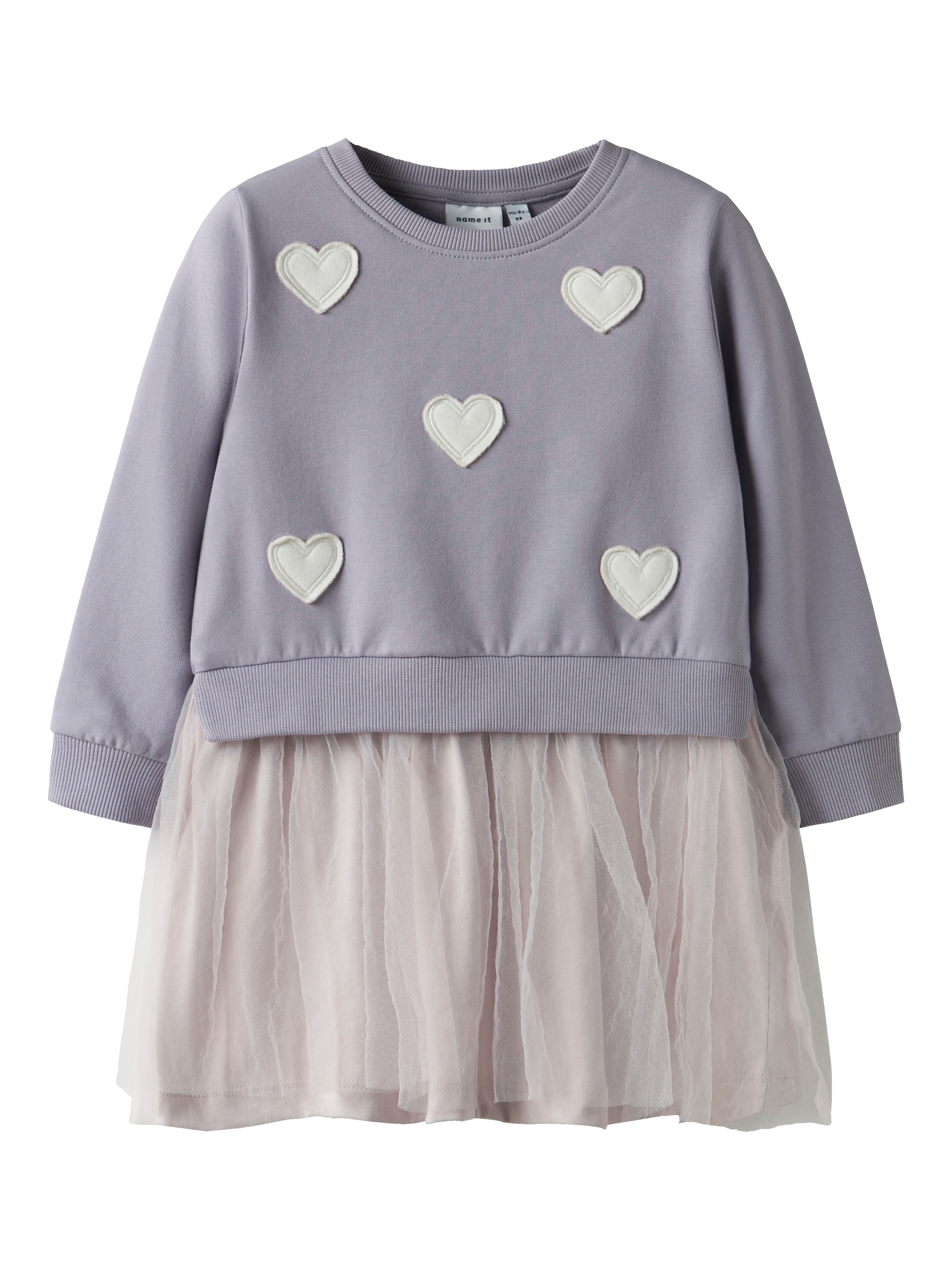 Image of Name It Minikleid "NMFBIANJA SWEAT DRESS BRU"