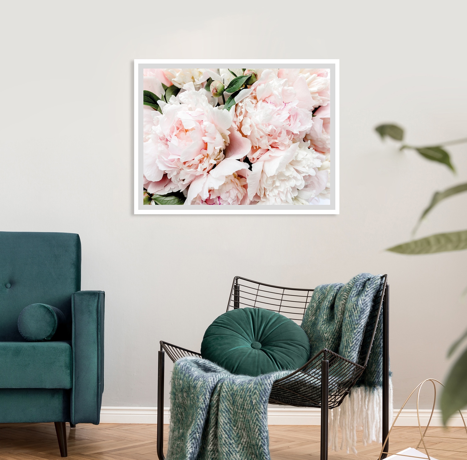 Image of queence Bild "Lotta" Blumen Foto Kunst Pflanzen Pflanzenbilder gerahmt, Rosen