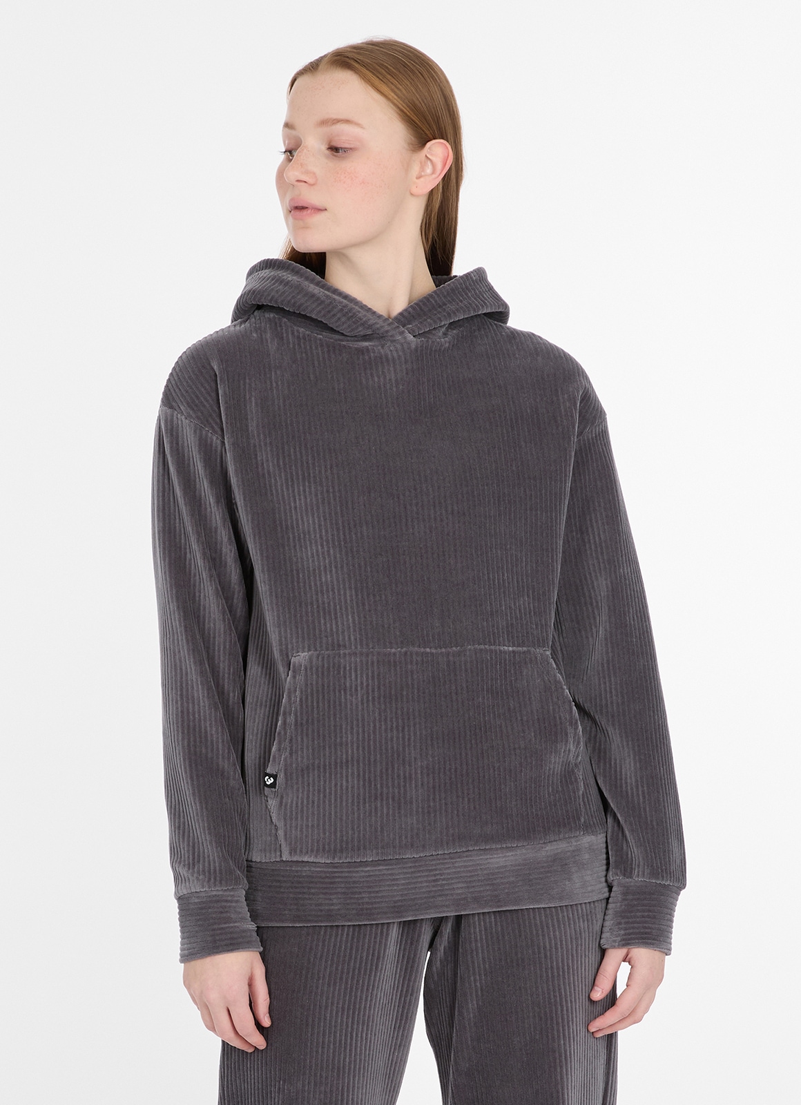 Image of Ragwear Sweatshirt "COLBIE CORDY", aus Baumwollmischung, Regular Fit, mit Bündchen, pflegeleicht