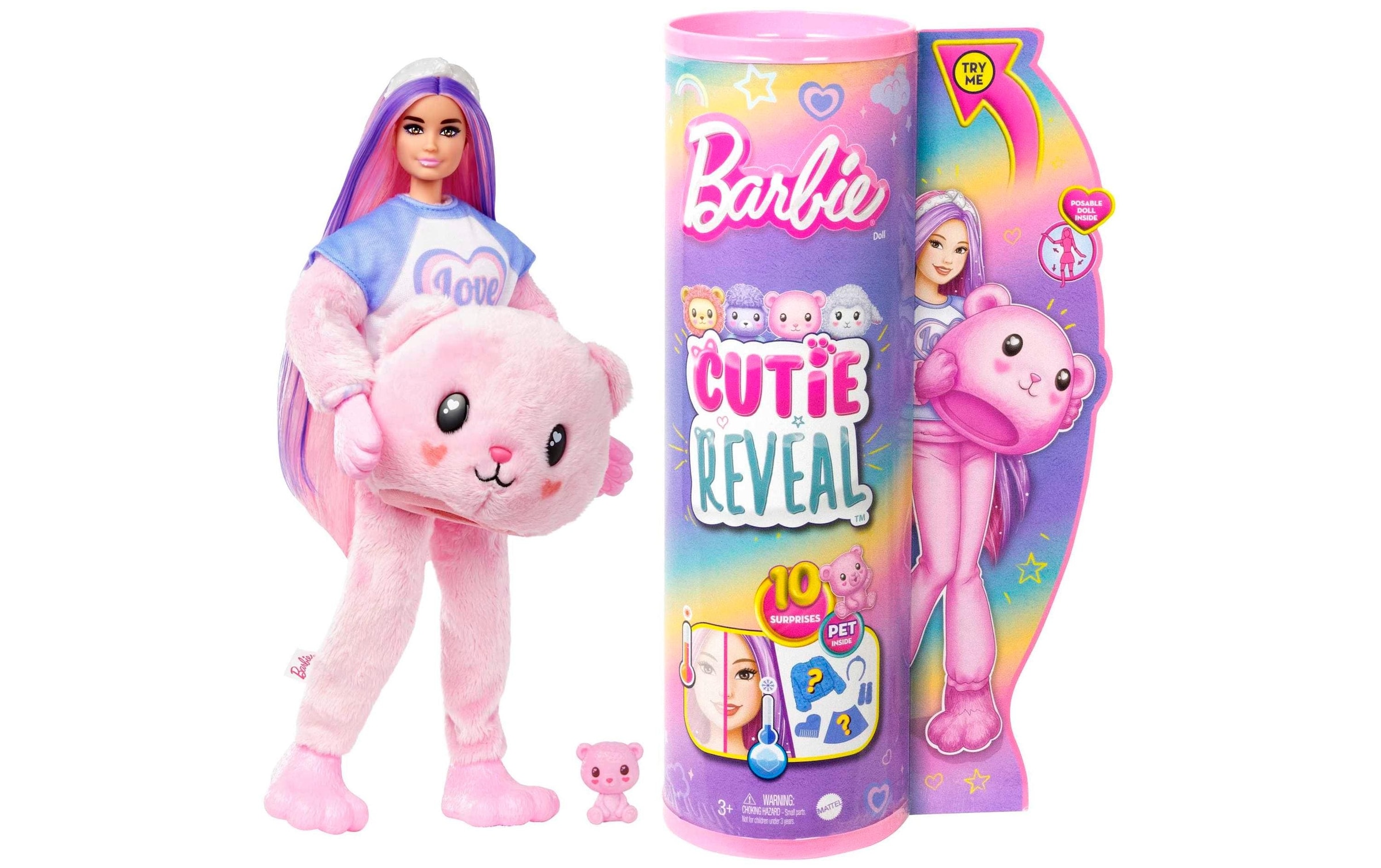 Barbie Anziehpuppe »Cutie Reveal Cozy Cute«