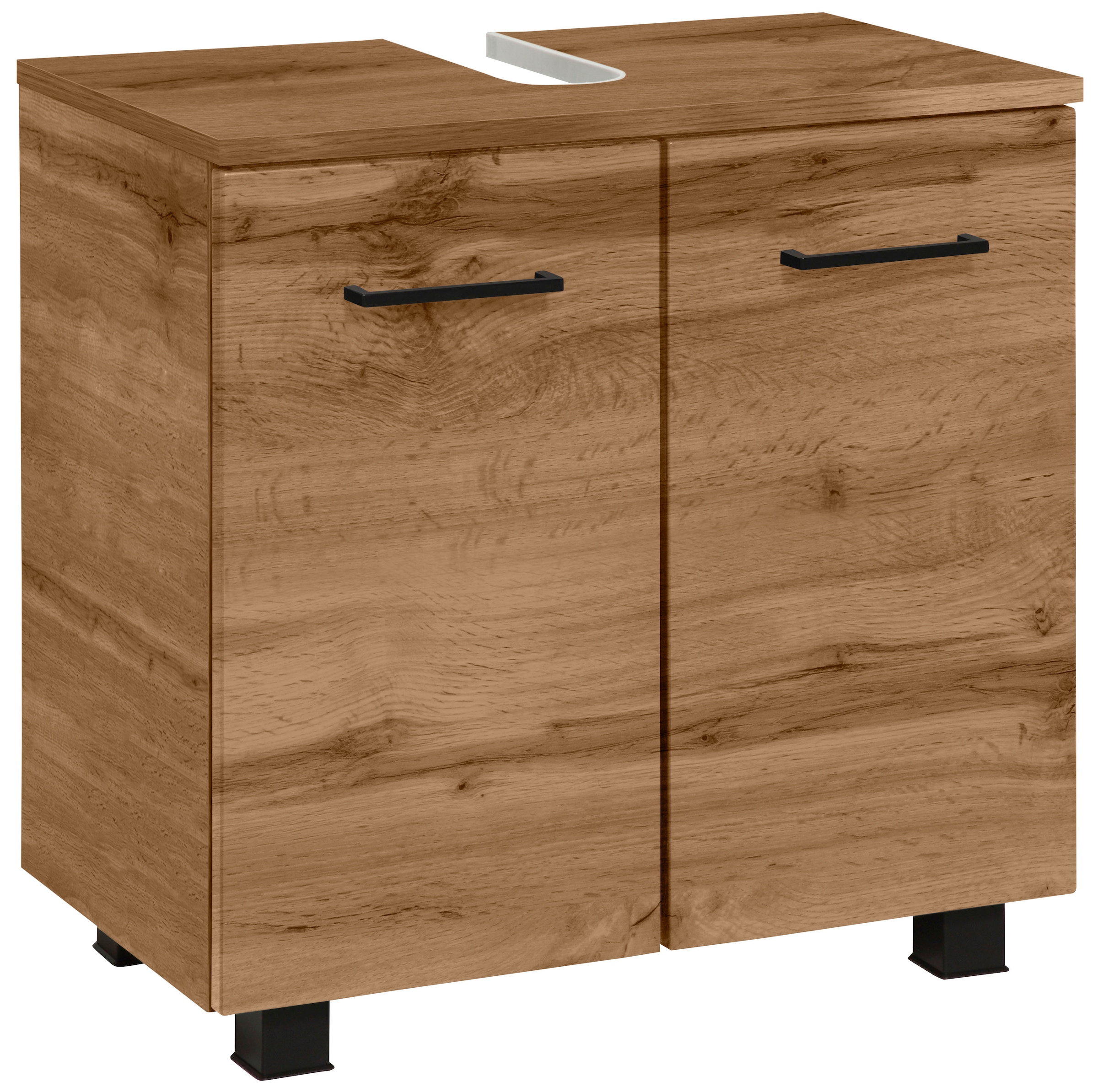 Image of welltime Waschbeckenunterschrank "Trento, verschiedene Ausführungen und Farben" Badmöbel, Breite 60cm, Badezimmerschrank Beckenunterschrank WBU