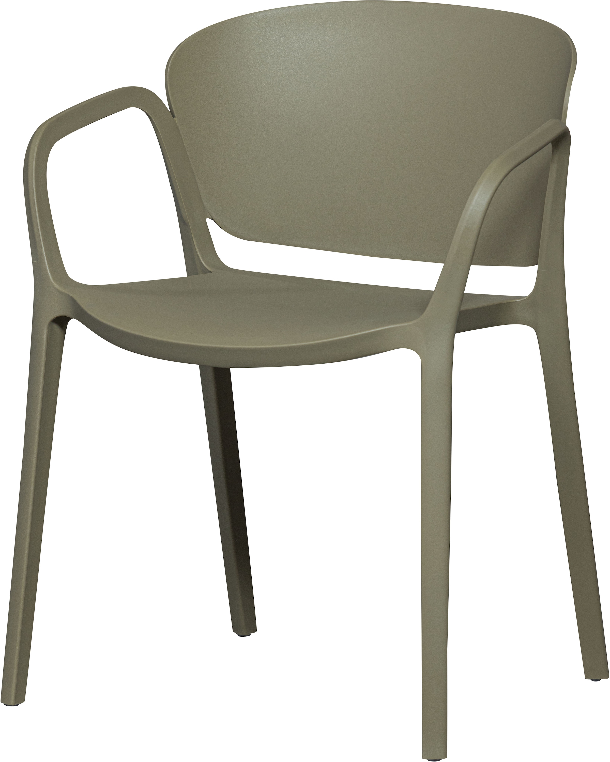 Image of WOOOD Esszimmerstuhl "Bent Polypropylen stapelbar für In- und Outdoor, H 75 x B 57 x T 56 cm" () (Set, 2 St) Tragkraft 150 kg, fertig montiert, wasserabweisendes