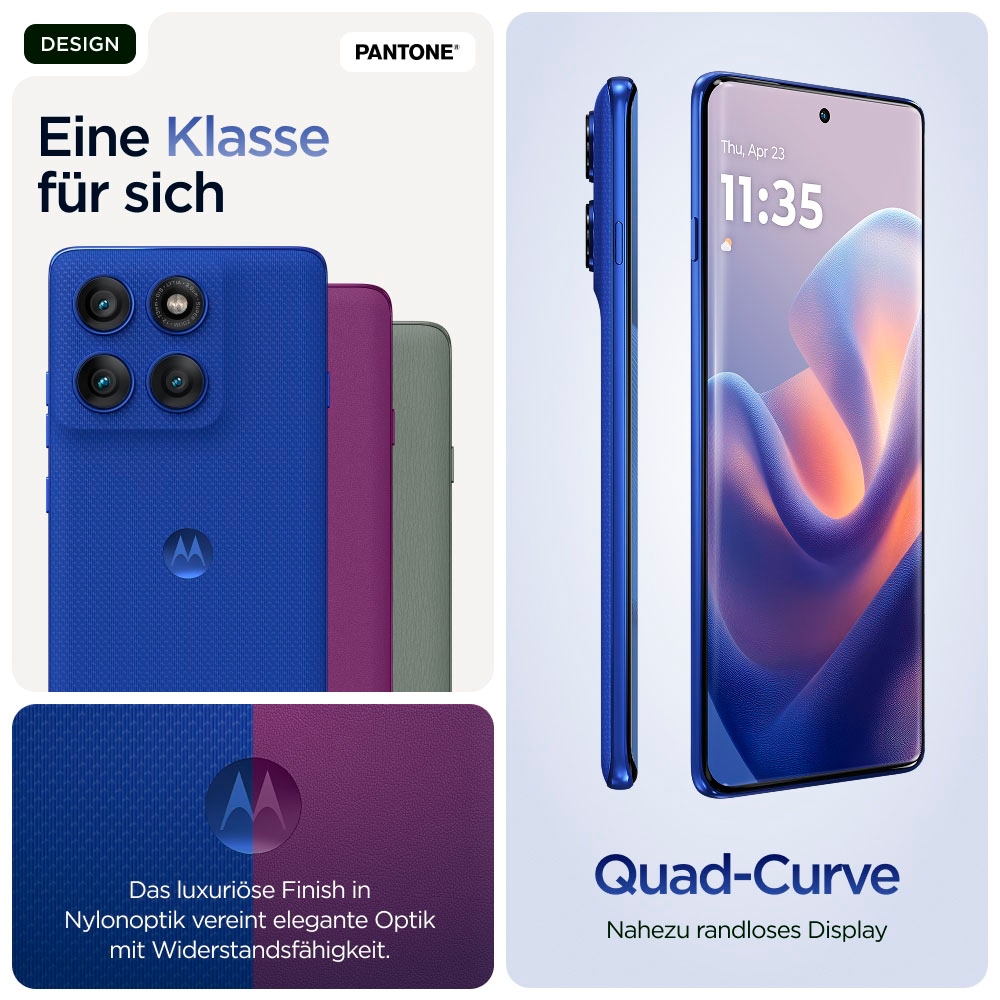 Motorola Smartphone »Edge 60 Pro« Dazzling Blue