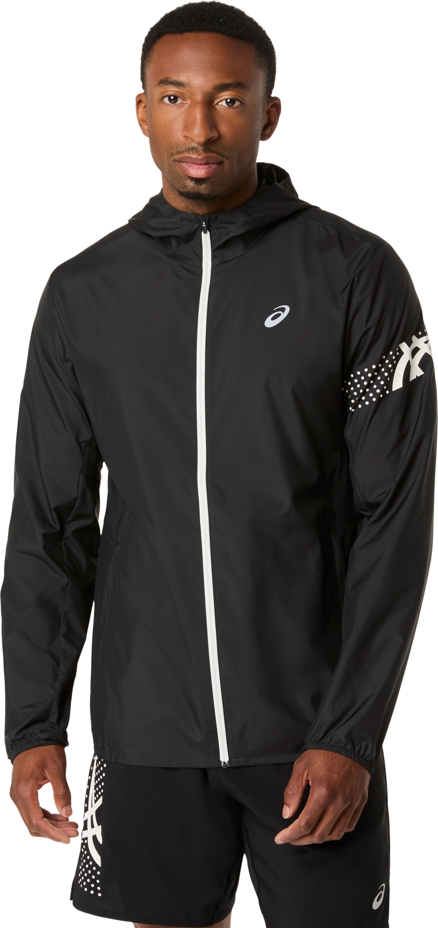 Image of Asics Laufjacke "ICON JACKET" Wasserabweisend, Atmungsaktiv, Reflektierend