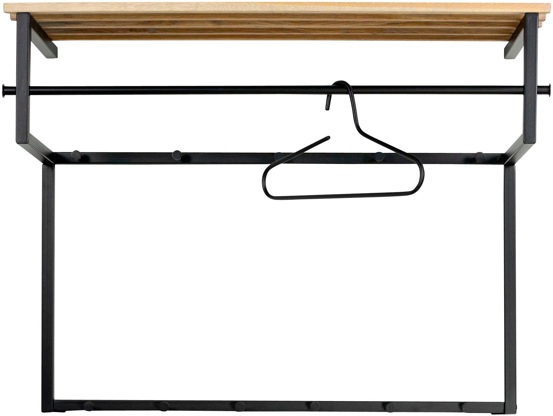 Image of Spinder Design Garderobenleiste Metall, Breite 100 cm, Familien-Garderobe, 11 Haken