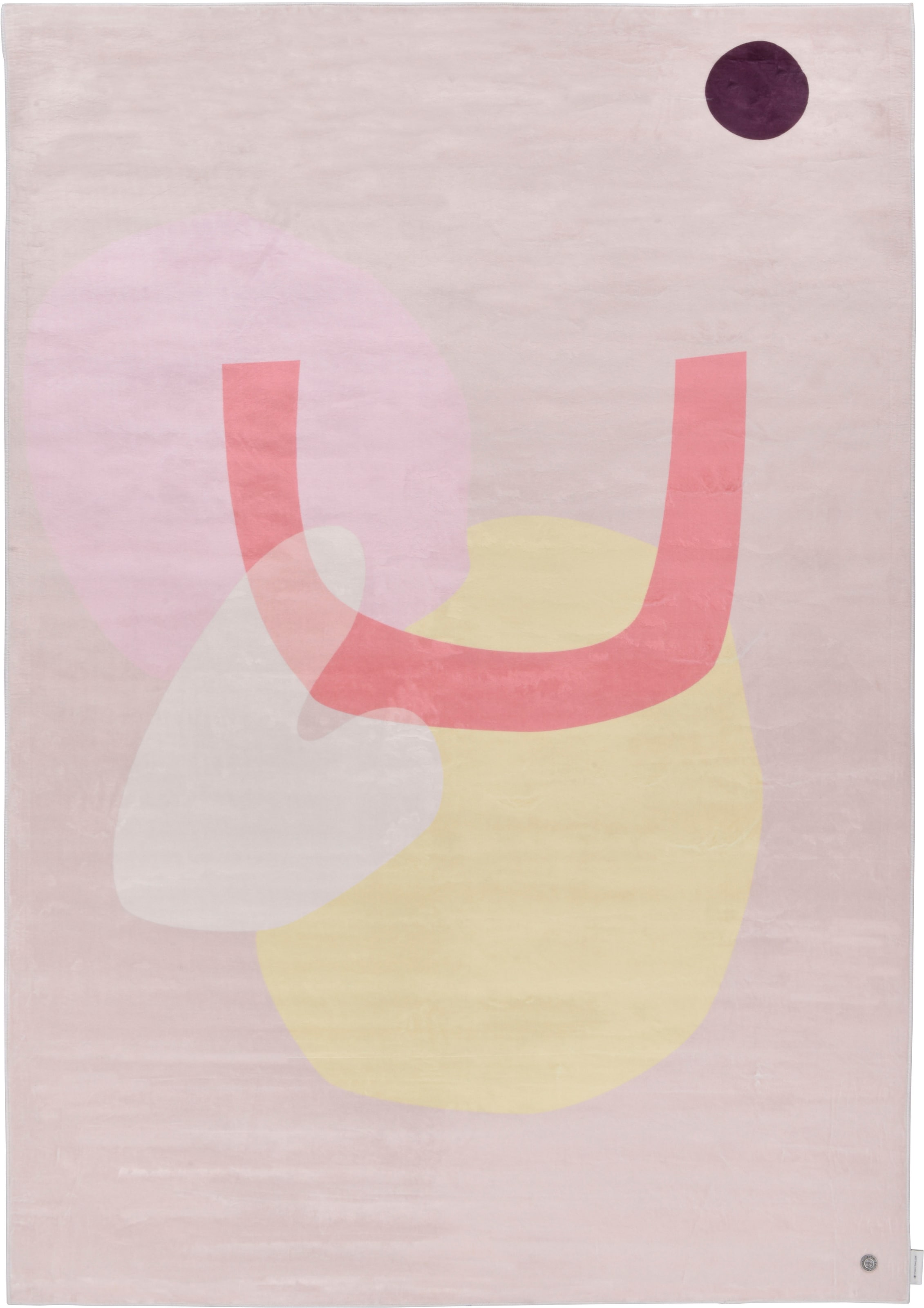 TOM TAILOR HOME Tapis »Shapes - SIX« Rectangulaire 5 mm Höhe poils courts, imprimé, design moderne
