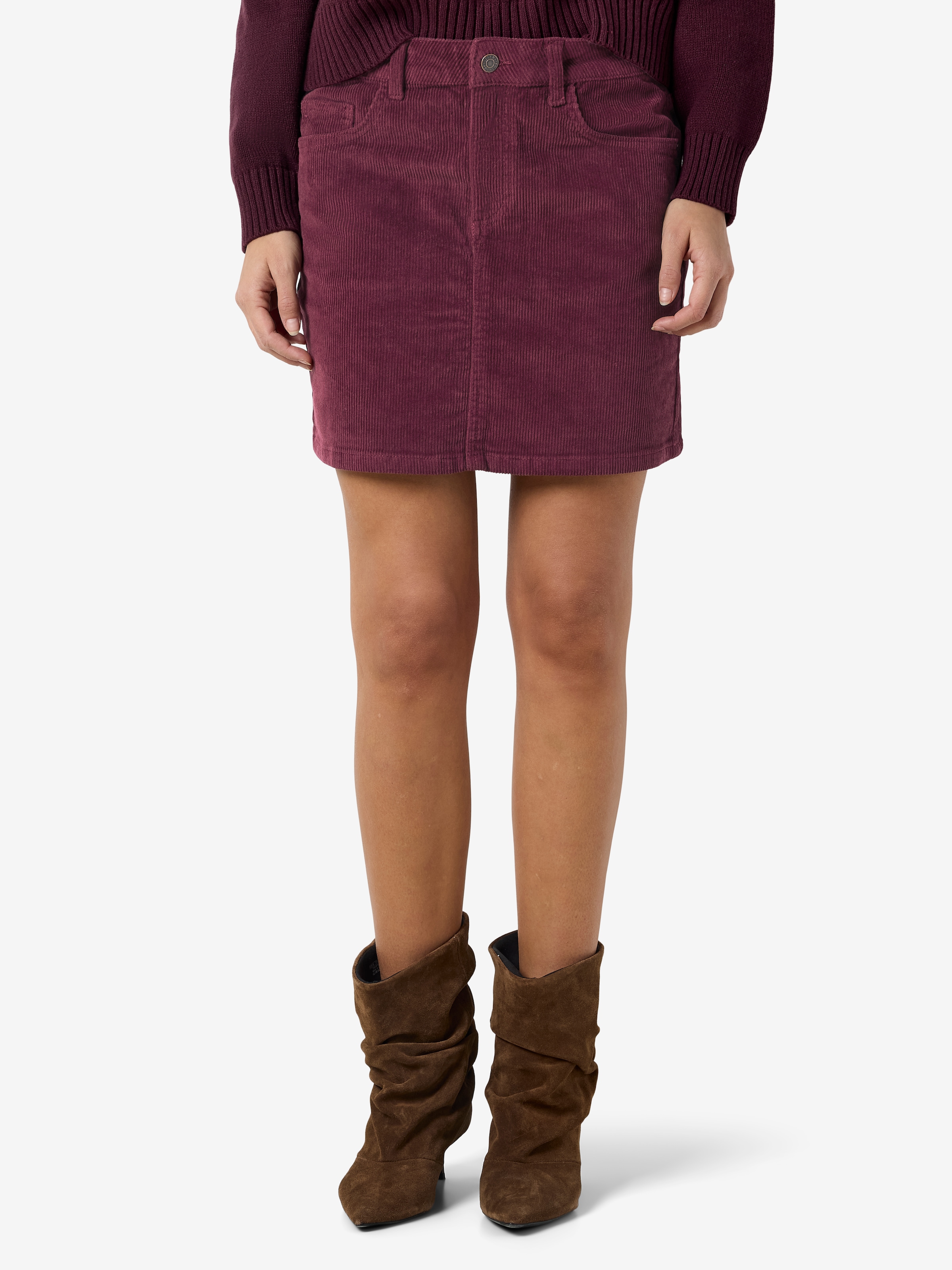 Noisy may Cordrock »NMCORD YOLANDA MW SKIRT NOOS« Baumwollmischung