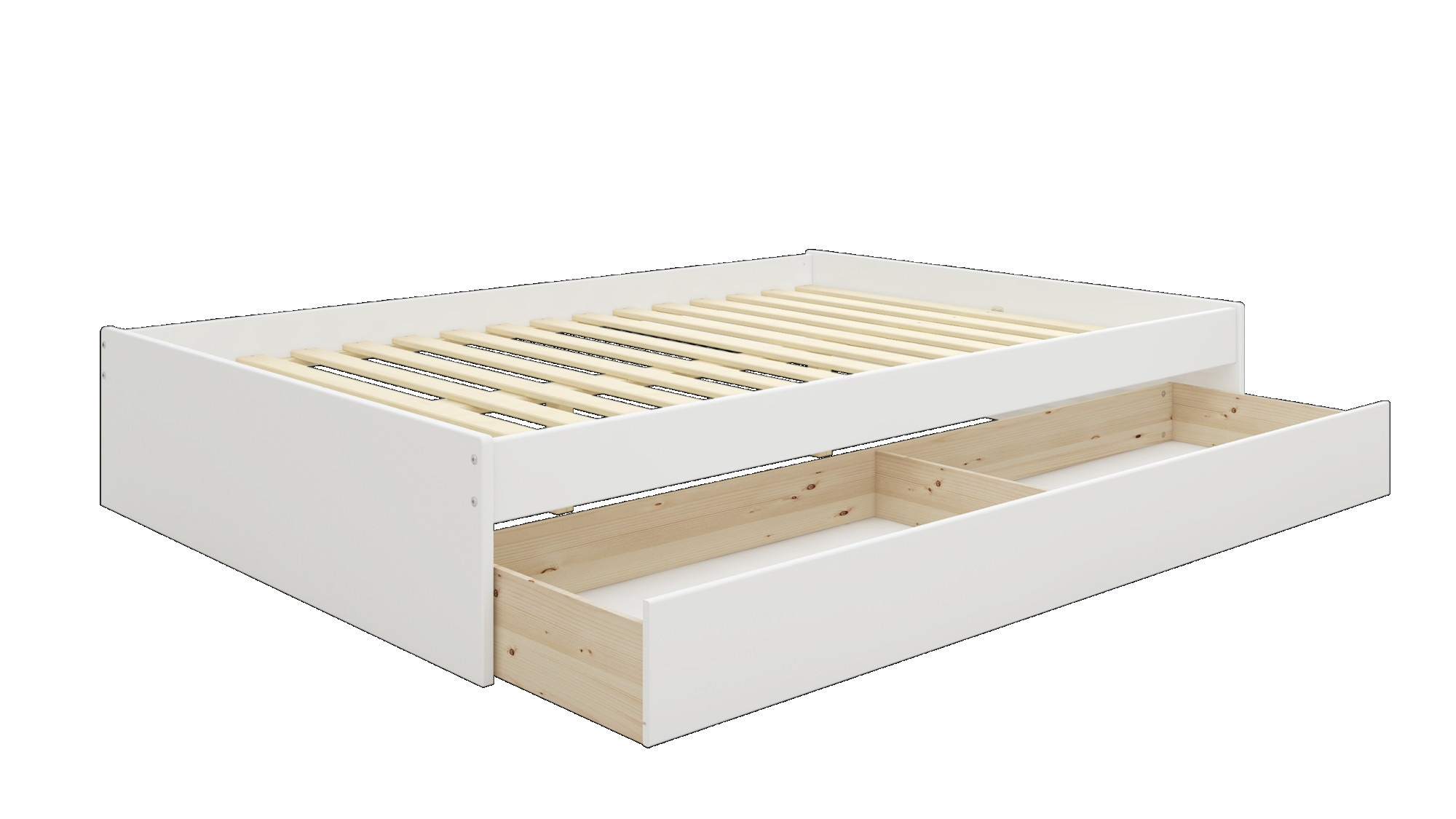 OTTO home Bett »Magdala«, (Breite/ Belastbarkeit: 120cm/200 KG, 90cm/ 100KG), aus MDF, Breite Liegefläche 140 cm, Bettkasten optional