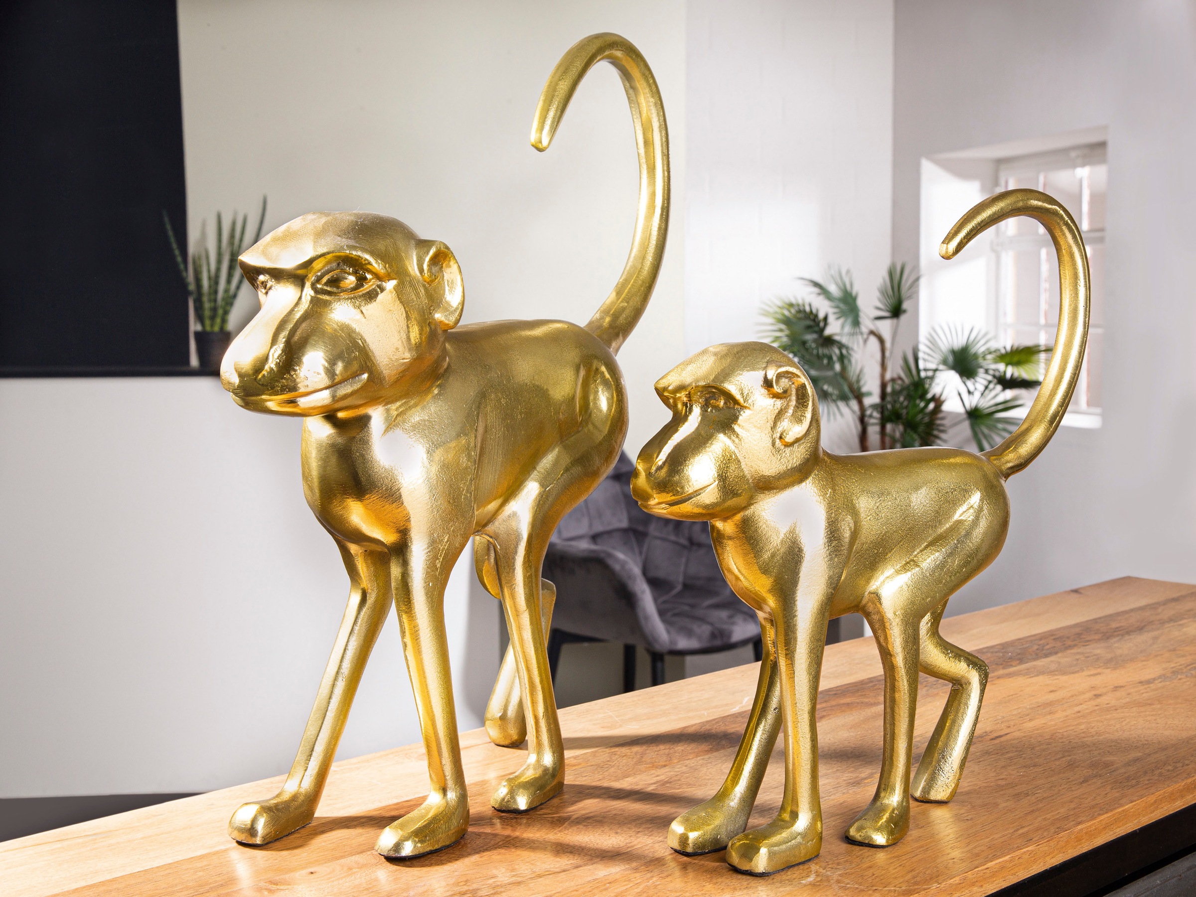 GILDE Figurine d'animal »Skulptur Monkey«