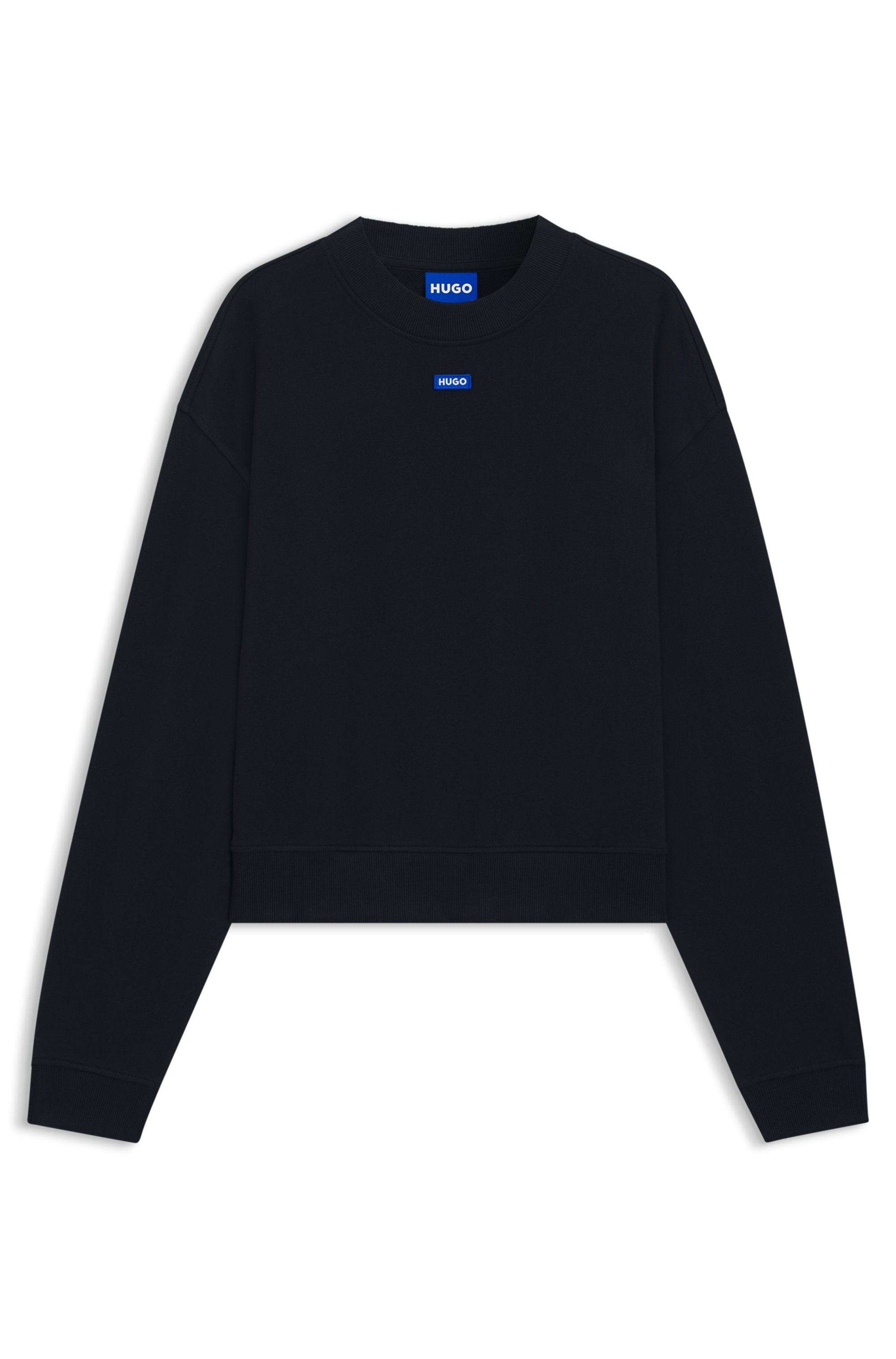 HUGO Blue Sweatshirt »Delessa«, mit Logoaufnäher