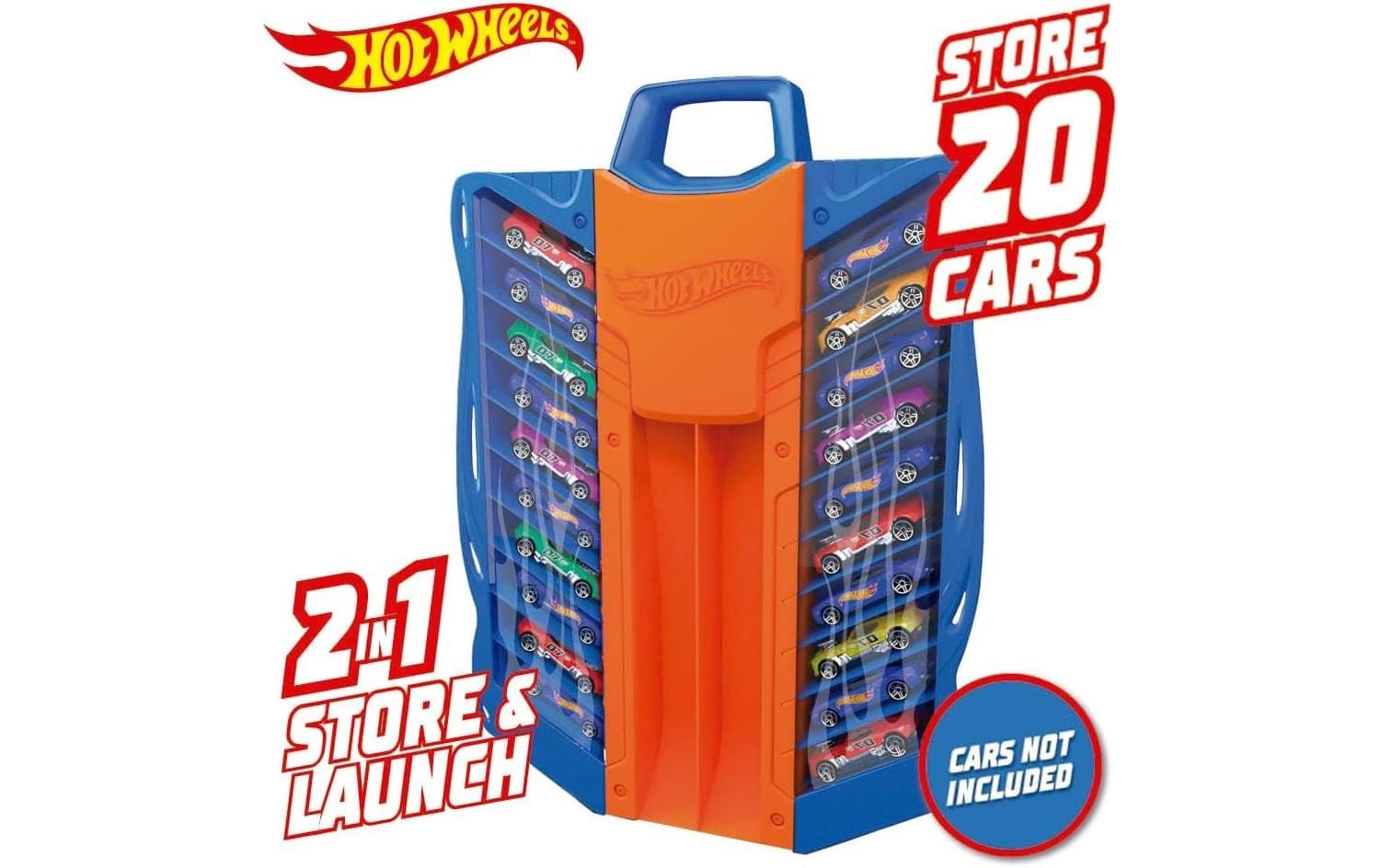 Hot Wheels Spielzeug-Auto »Action Cars 2-in-1 Multi Drag Race Car Case«