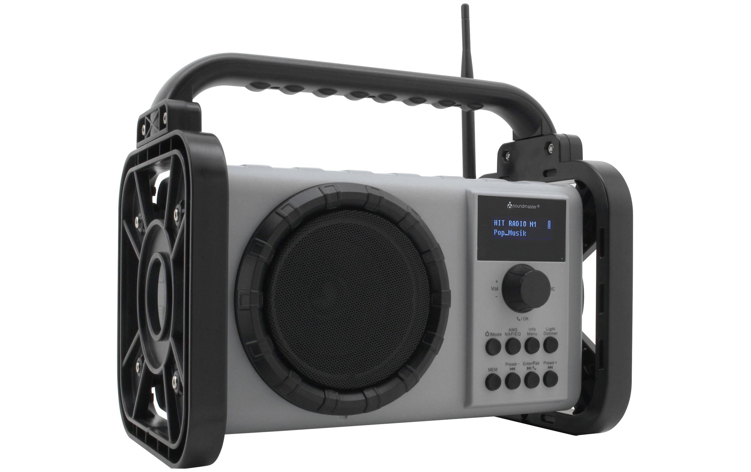 Soundmaster Baustellenradio »DAB80 G«, (Digitalradio (DAB+)-FM-Tuner)
