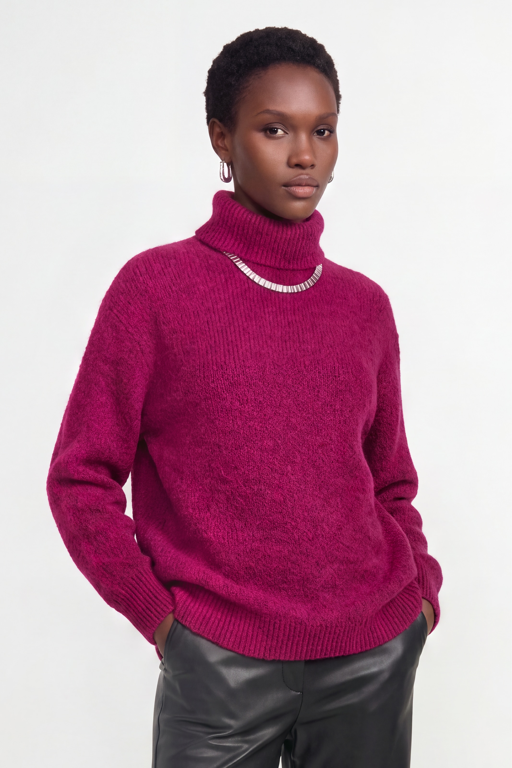 Image of RICHROYAL Strickpullover mit Alpaka, Regular fit mit Rollkragen