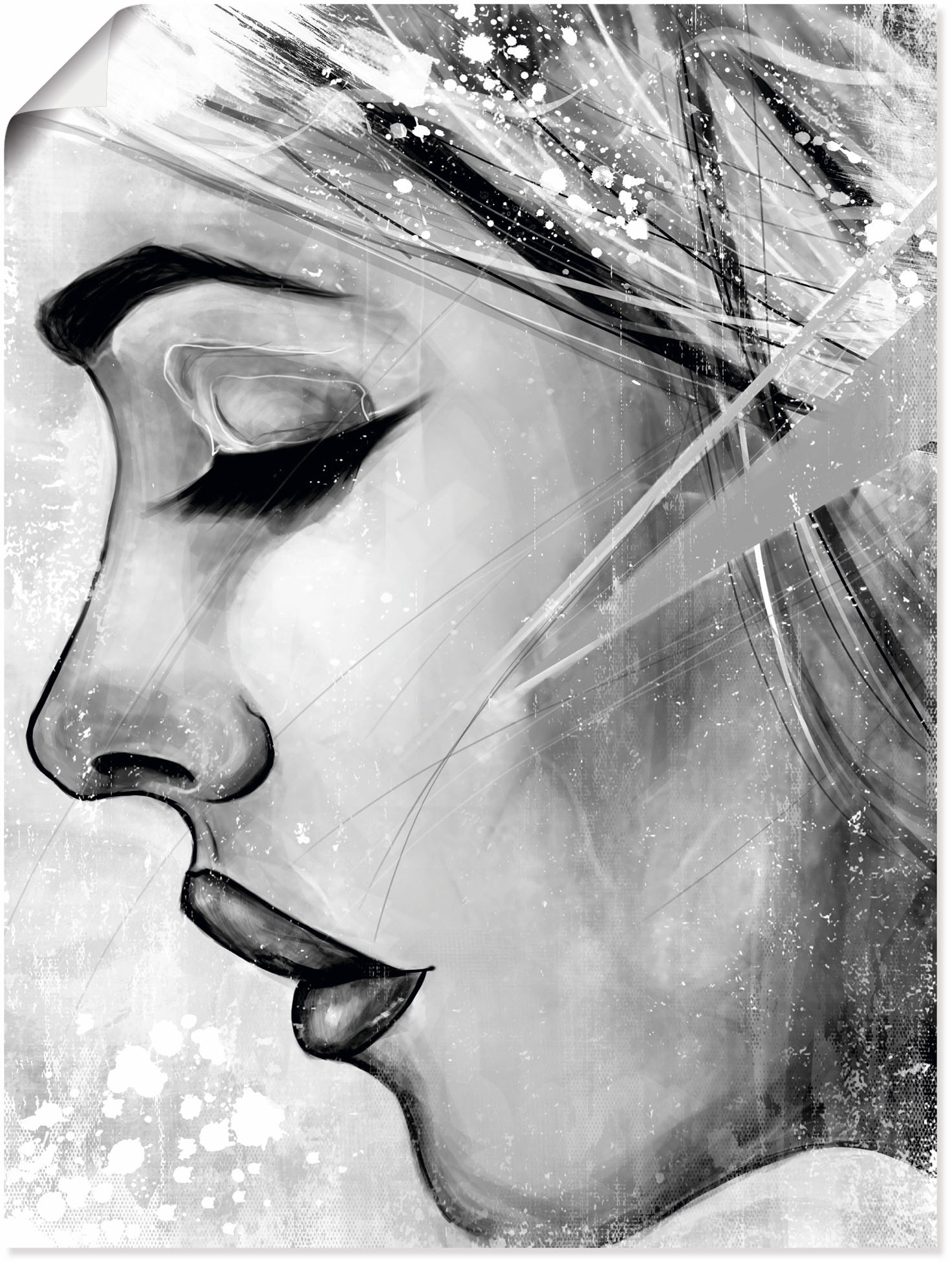 Image of Artland Poster "By my side" Portrait 1 Stk. tlg. ohne Rahmen