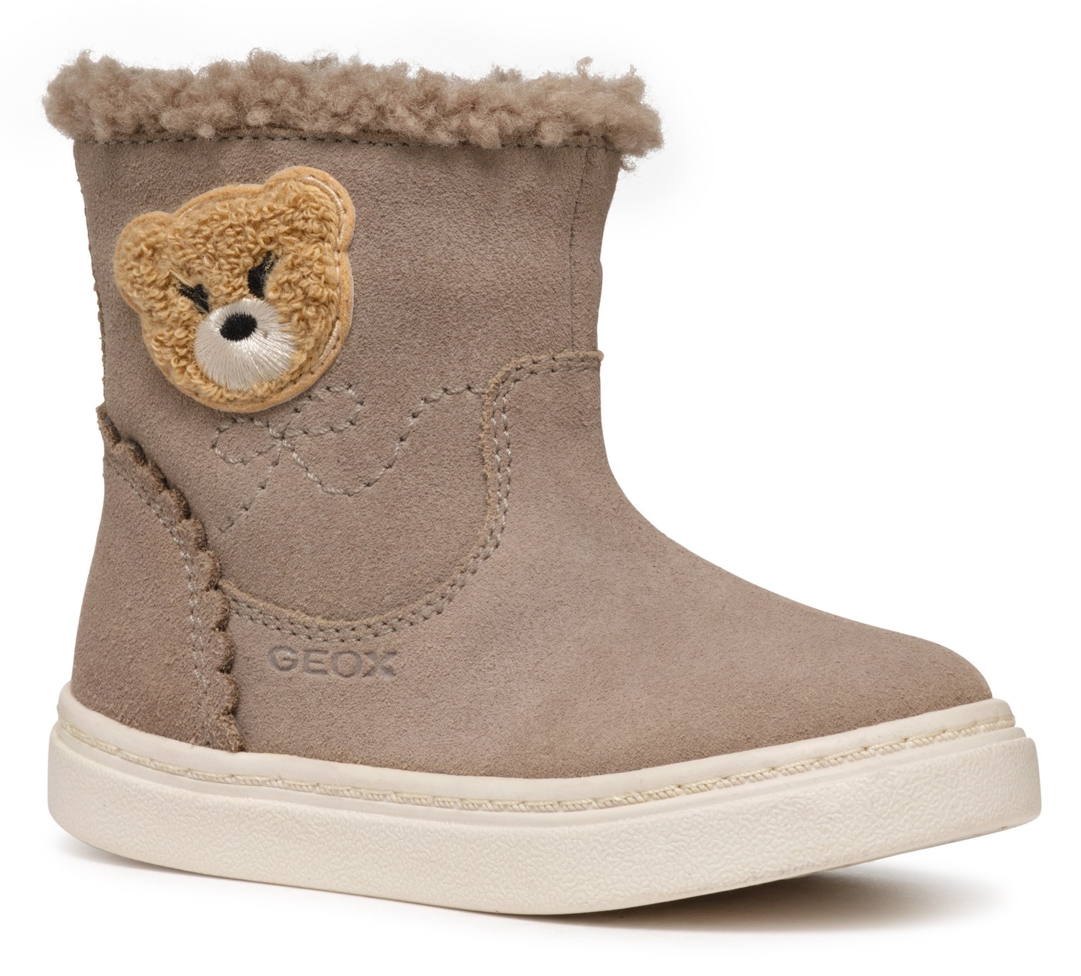 Geox Winterboots »B NASHIK GIRL A«, Klettstiefel, Babystiefel Winterstiefel mit süssem Patch