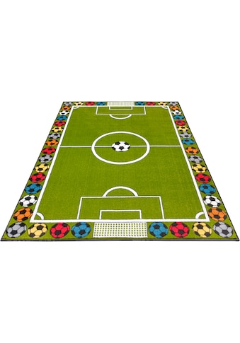 HANSE Home Teppich »Football Stadium«, rechteckig, 9 mm Höhe, Farbenfrohes Design,... kaufen