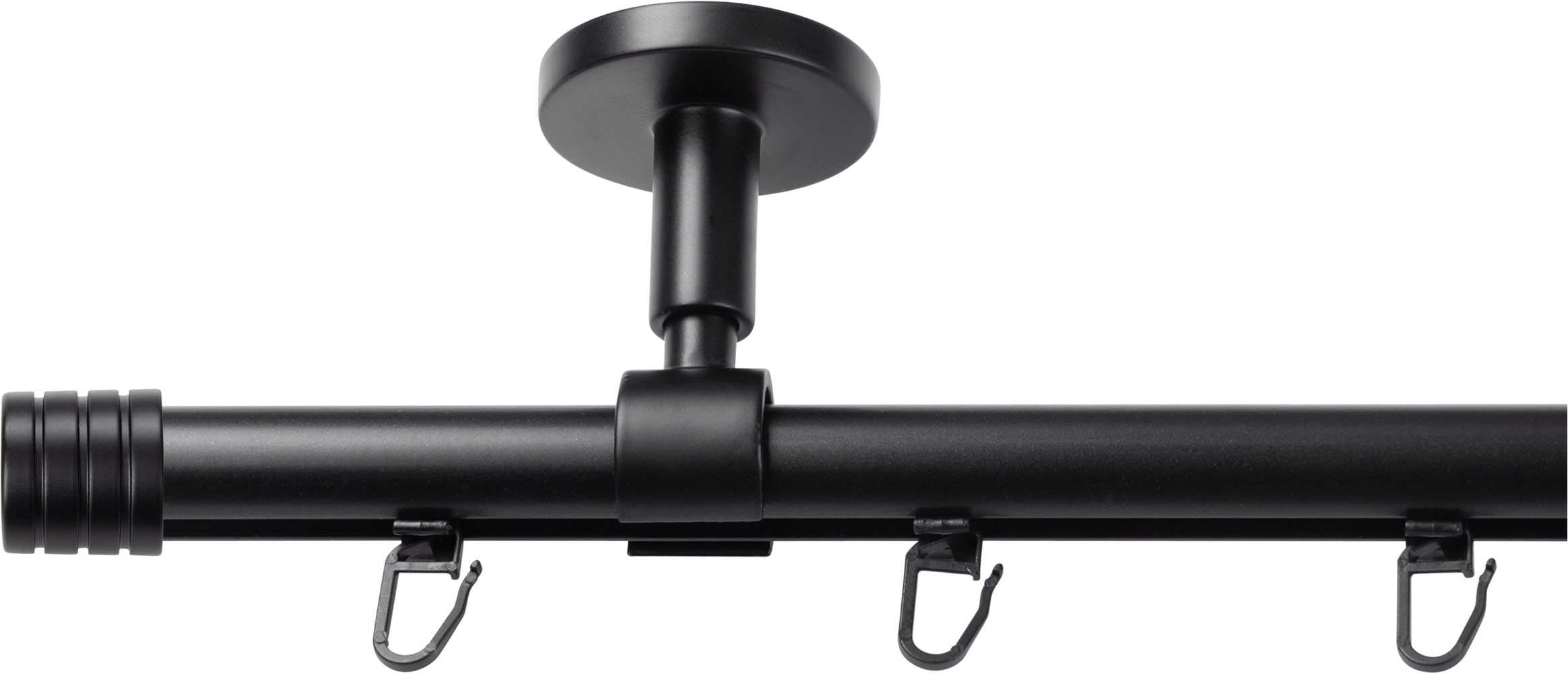SN DECO GROUP Gardinenstange »Gardinenstange Innenlauf Lille Ø 19 mm, 1-läufig, Fixmass, verschraubt« Ø 19 mm Fixmass;kürzbar