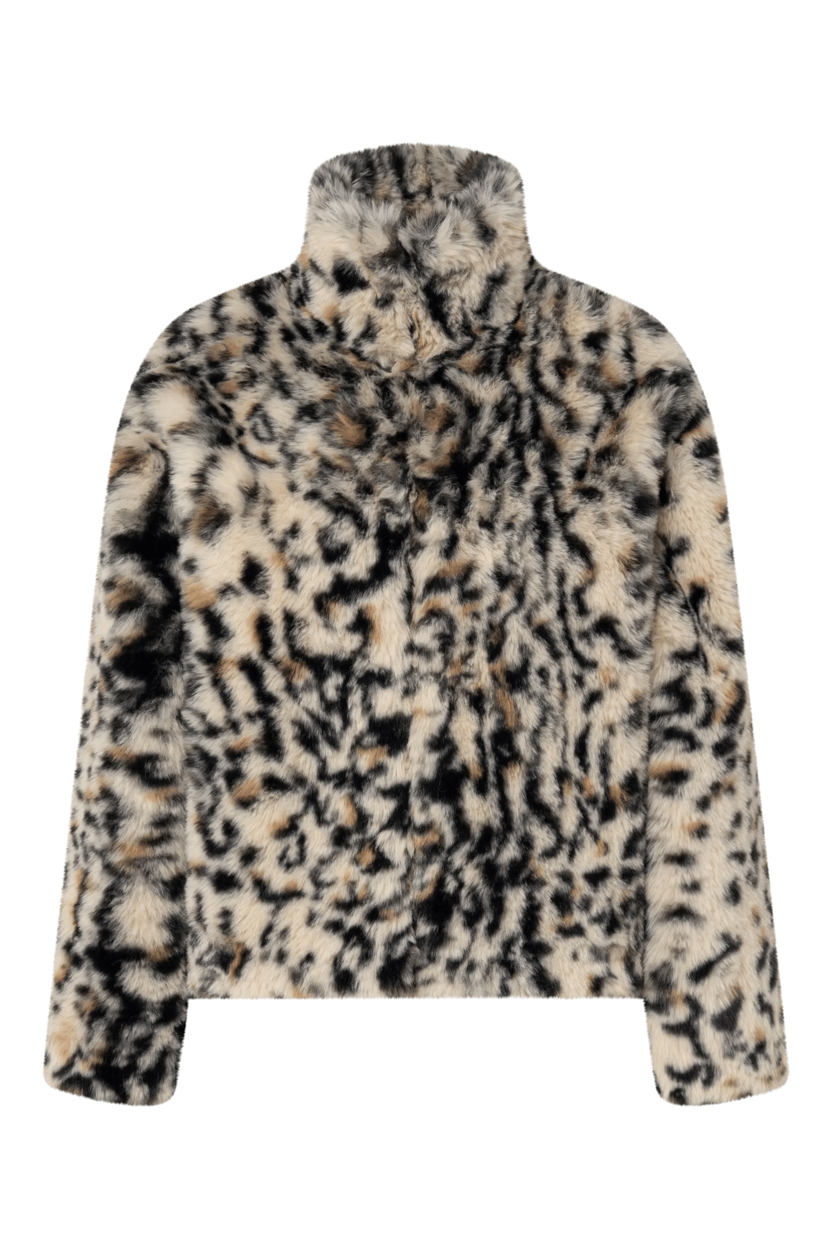 Image of JOOP Fellimitatjacke "Orisha" ohne Kapuze Regular fit mit Stehkragen