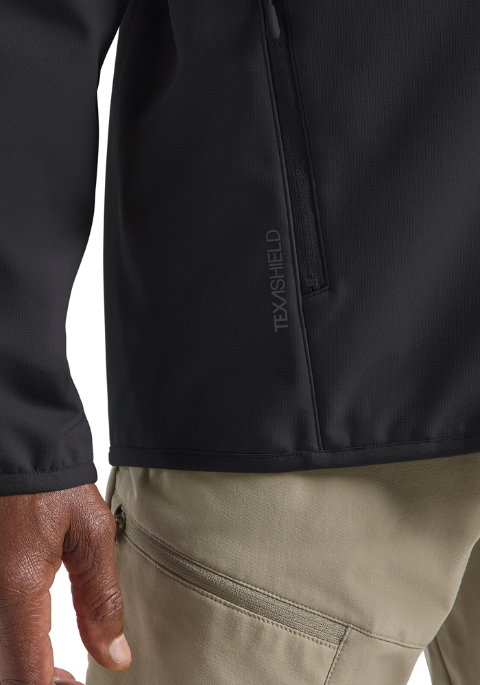 Jack Wolfskin Veste softshell »BORNBERG HOODY M« avec capuche