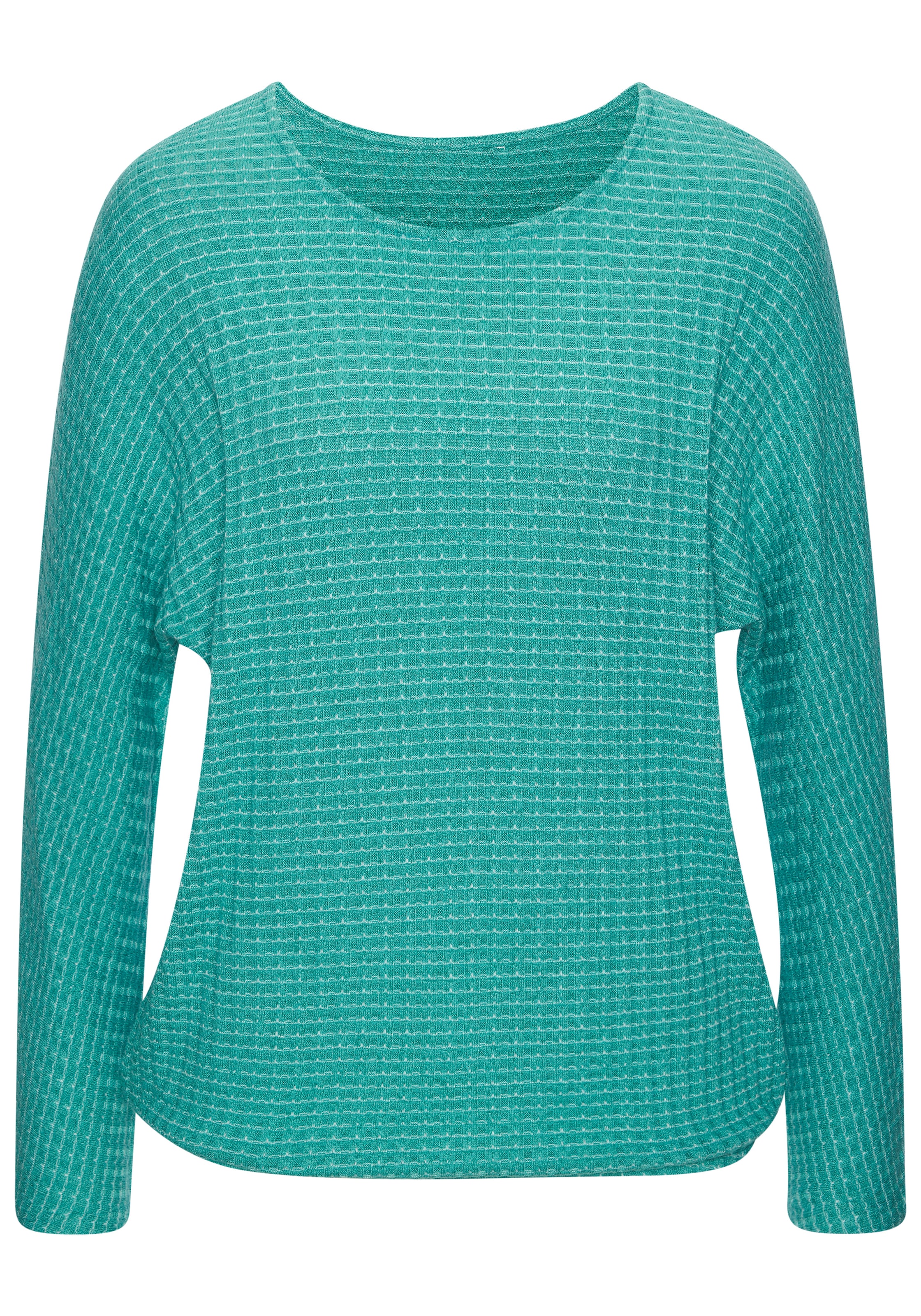 Vivance T-shirt à manches longues »aus sommerlicher Strickqualität« avec élastique à la taille