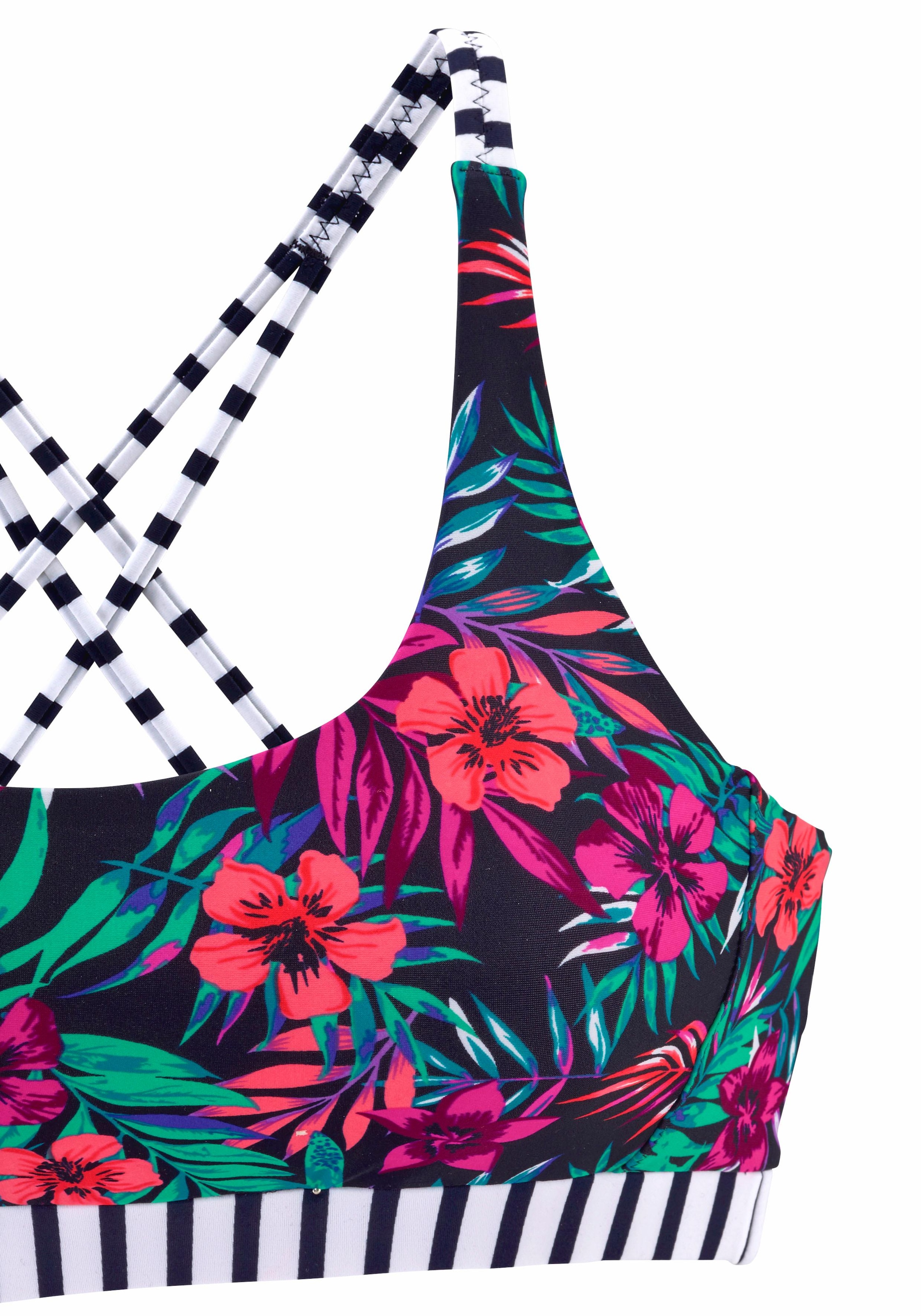 Venice Beach Bustier-Bikini-Top »Summer«, mit gerkreuzten Trägern