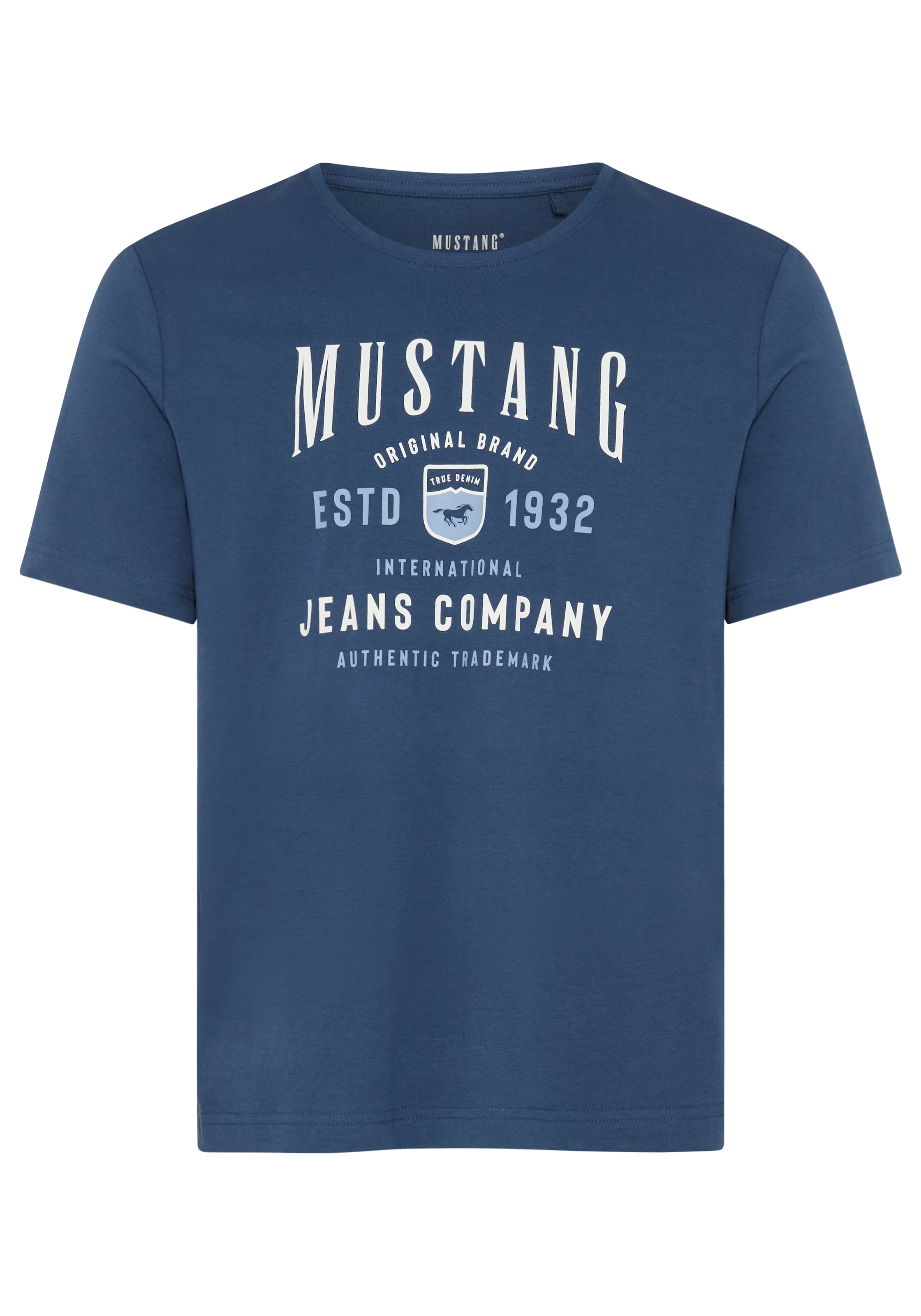MUSTANG T-shirt à manches courtes »Alex Logoprint« kurzarm, mit Logoprint