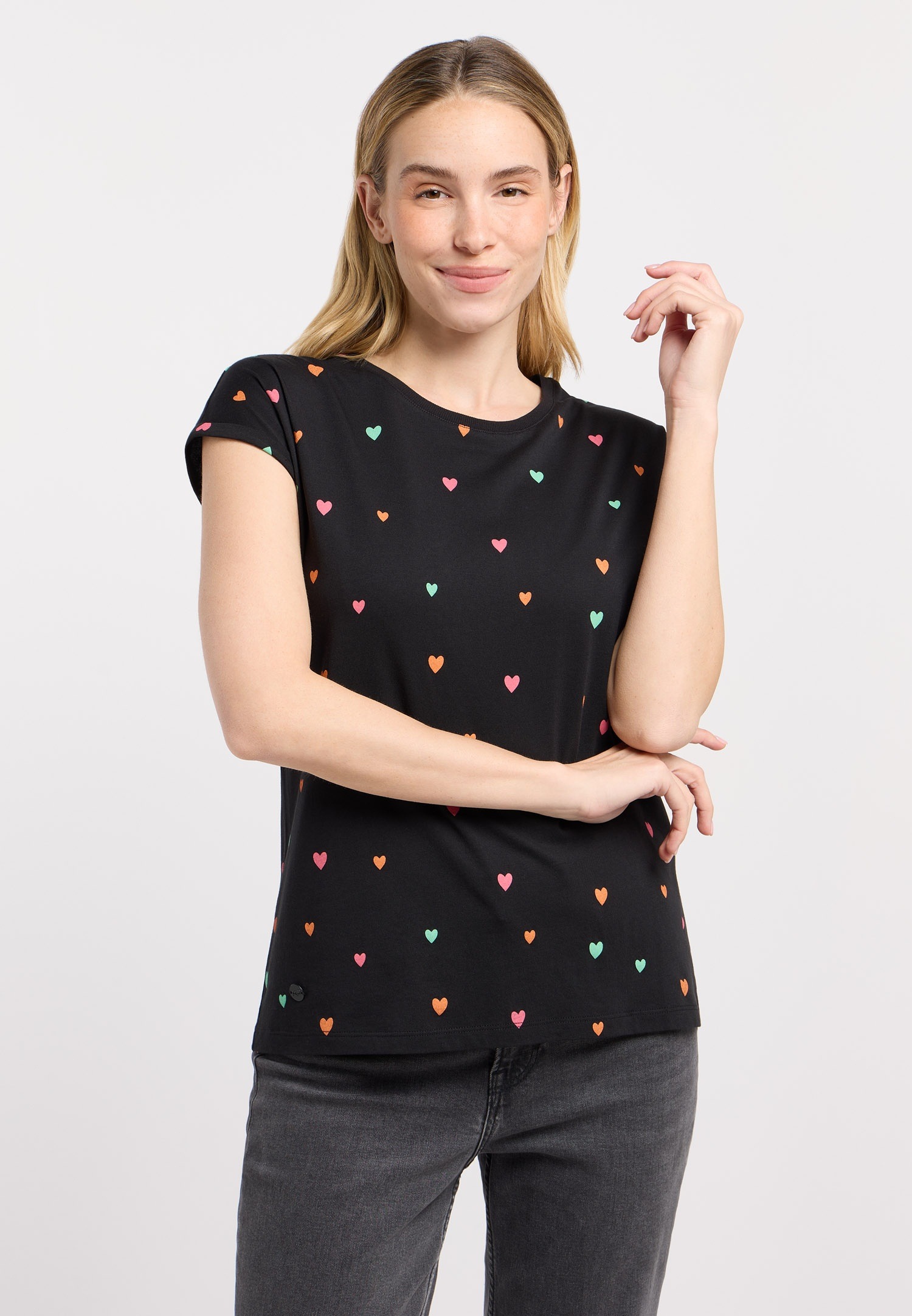 Ragwear Kurzarmshirt »DIONA PRINT« Bestseller aus Baumwoll-Modal-Mix mit allover Print
