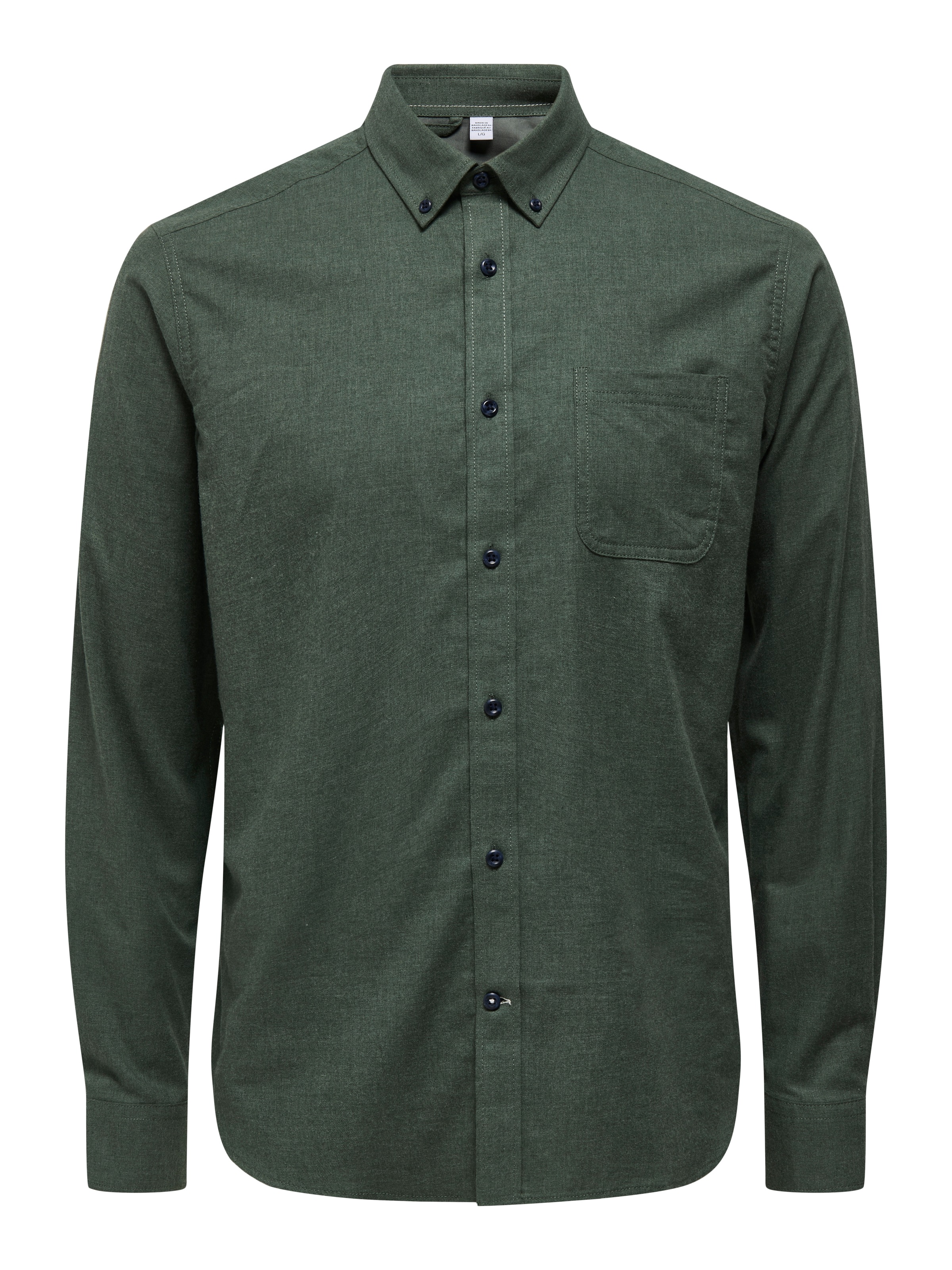 ONLY & SONS Langarmhemd »ONSROAD LIFE REG MELANGE LS SHIRT NOOS«