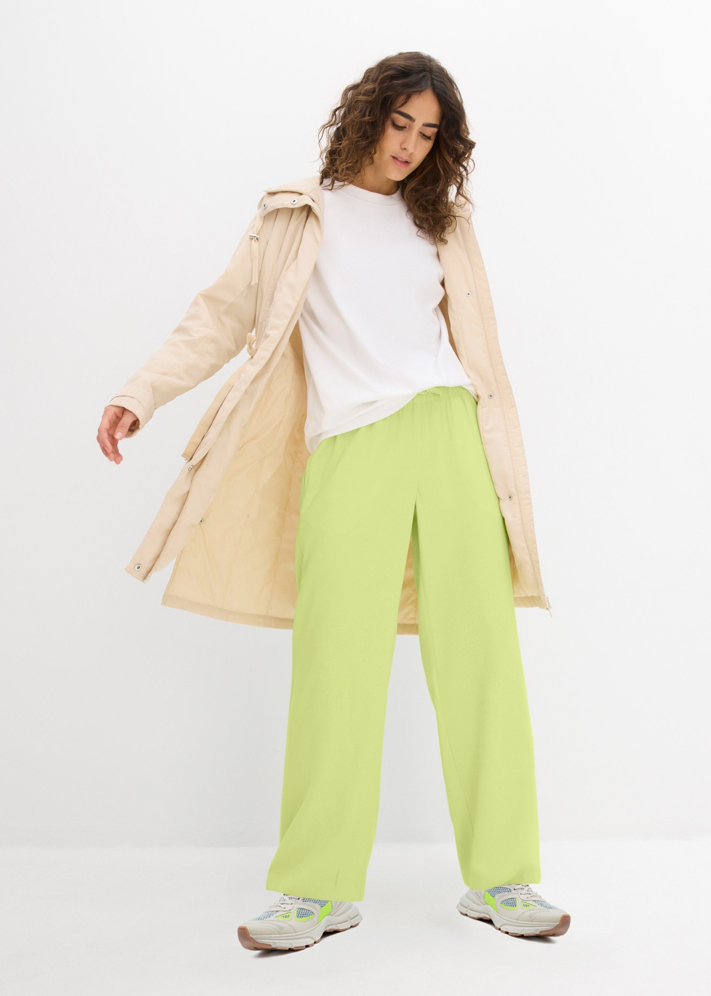 bonprix T-shirt oversize coupe oversize, en coton lourd, tailles jusqu’à XXL