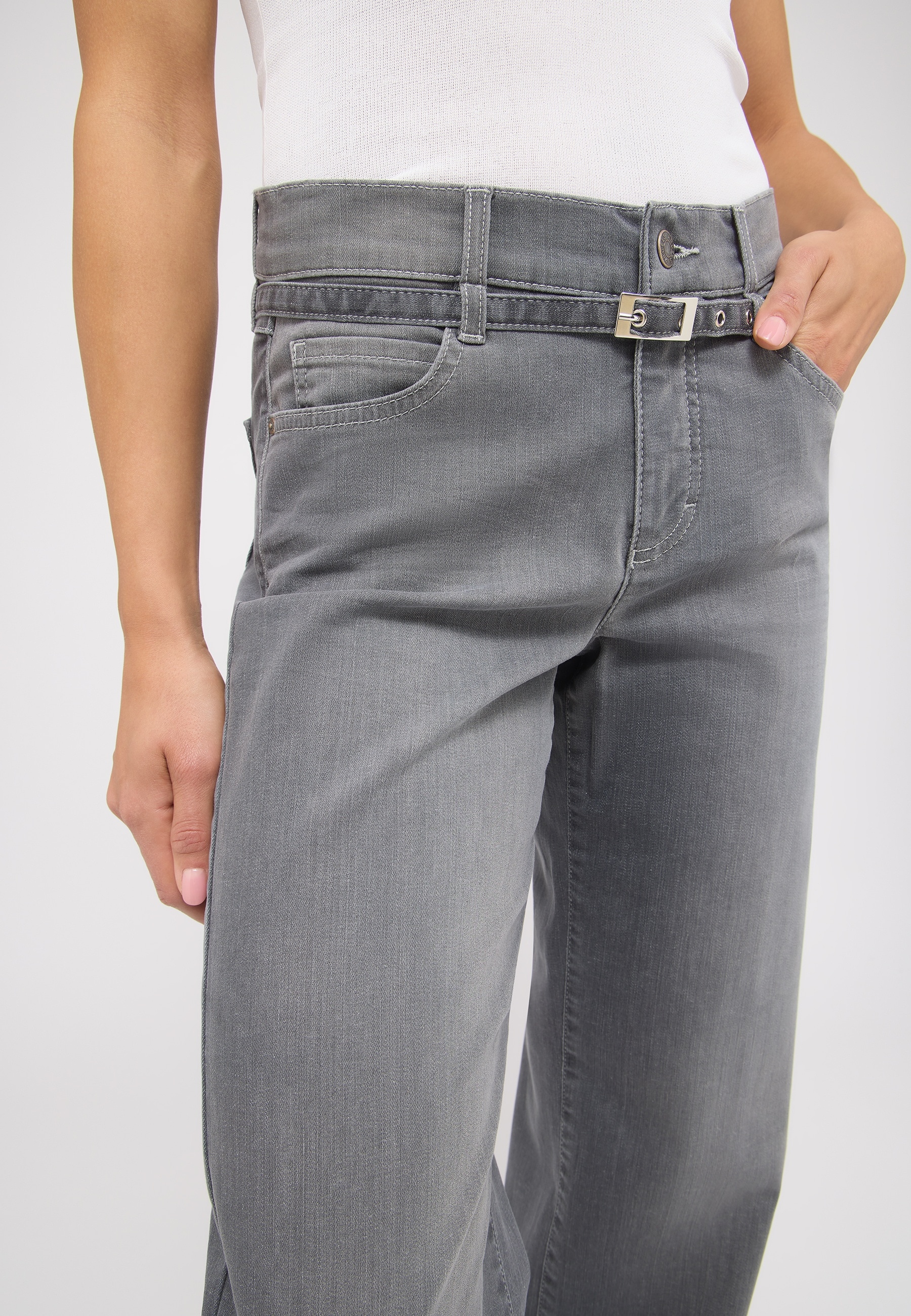 ANGELS Relax-fit-Jeans »LIZ BELT«, mit Gürtel