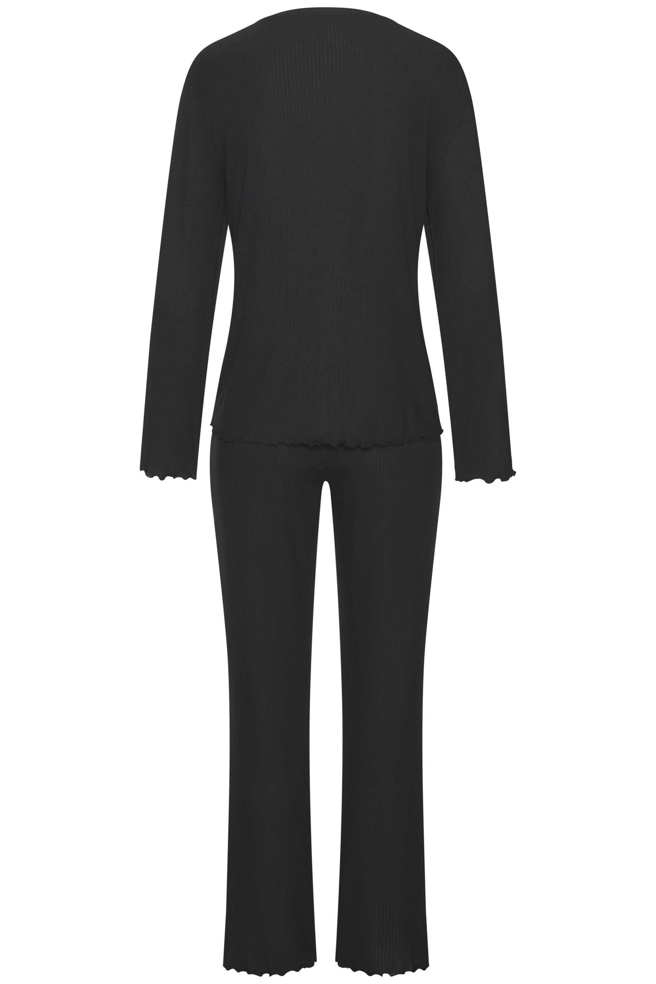 Vivance Dreams Pyjama, mit süssem Babylock-Saum