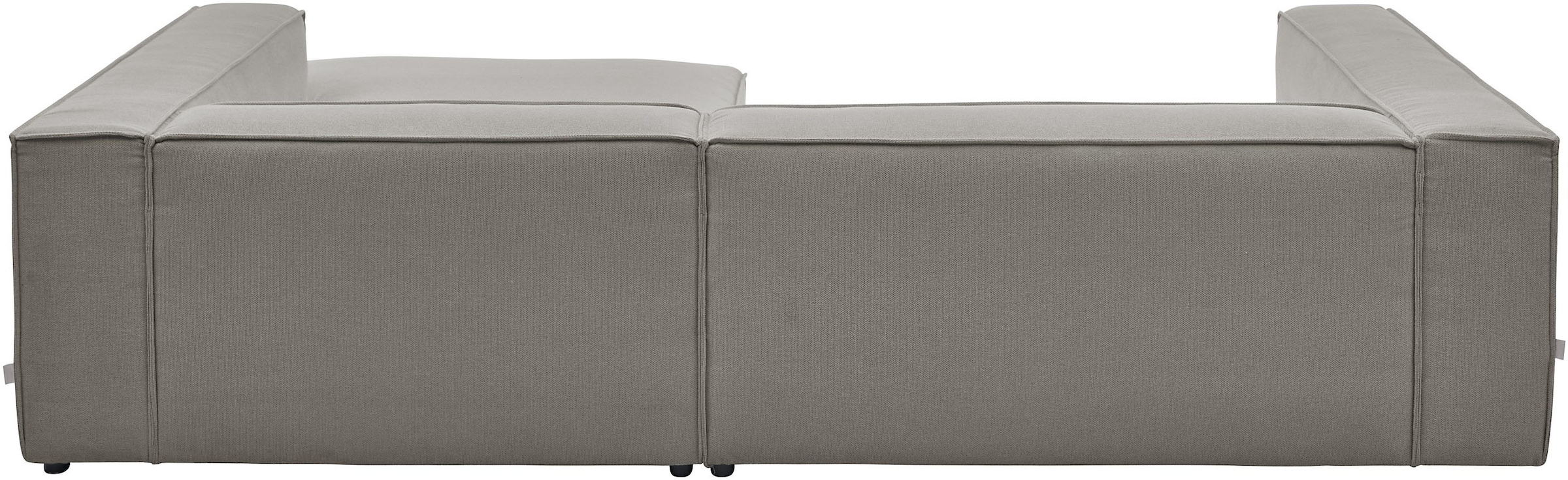 LeGer Home by Lena Gercke Ecksofa »PIARA XXL Strukturstoff, Big-Sofa, L-Form« wahlweise Ottomane rechts/links, Kedernaht, extra tiefe Sitzfläche