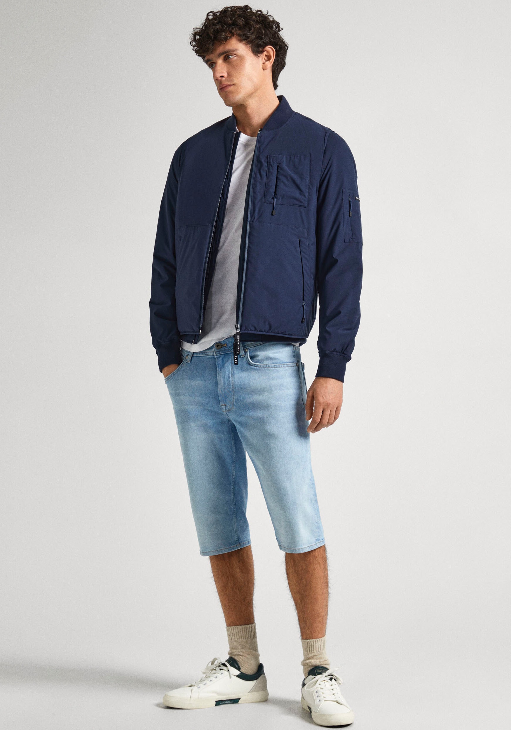 Pepe Jeans Shorts, mit Markenlabel