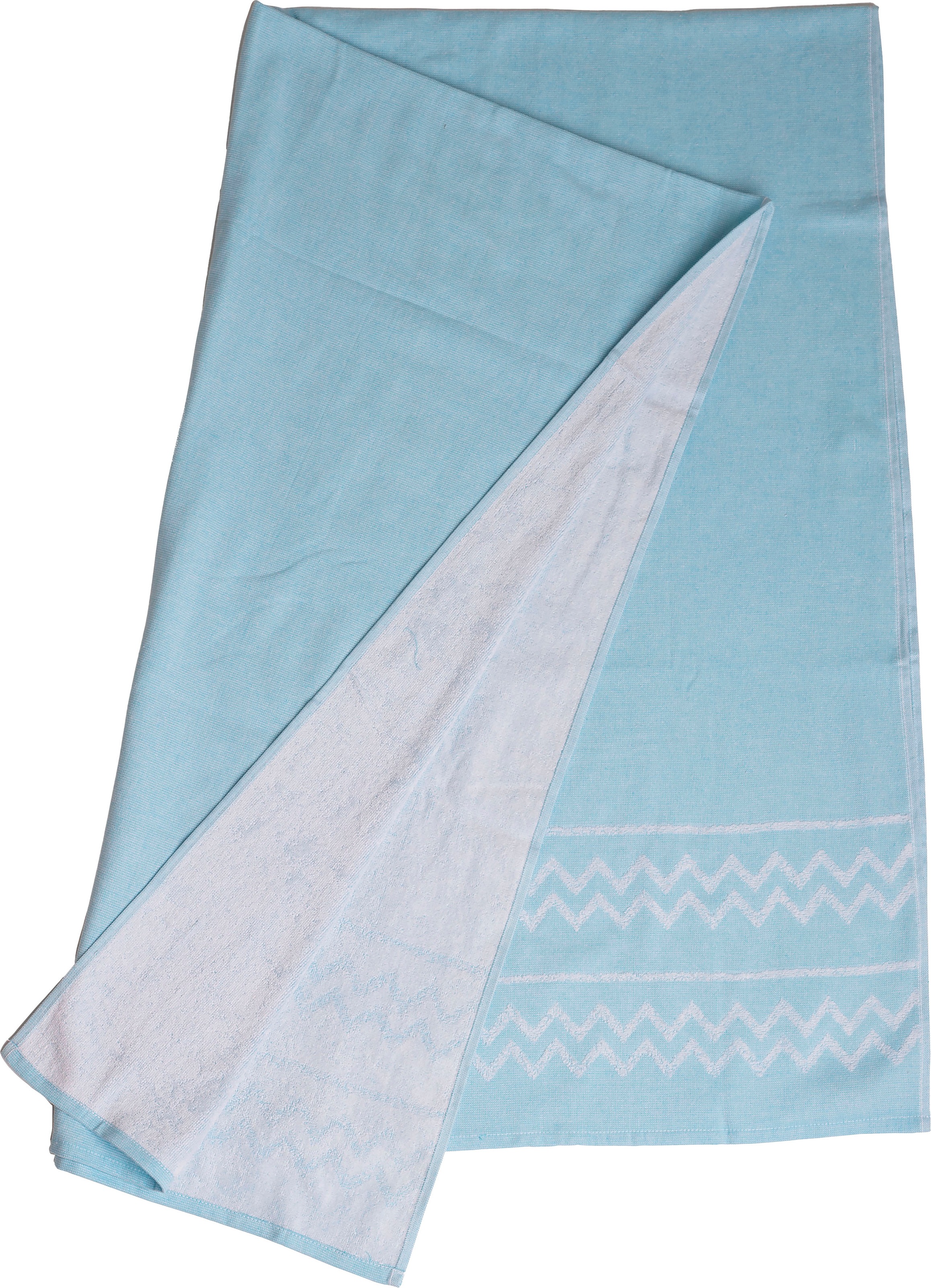 Image of Wewo fashion Strandtuch »Peshtemal«, (1 St.), Badetuch, leichte Qualität aus reiner Baumwolle, glatte Oberseite, auch ideal für die Sauna bei Ackermann Versand Schweiz