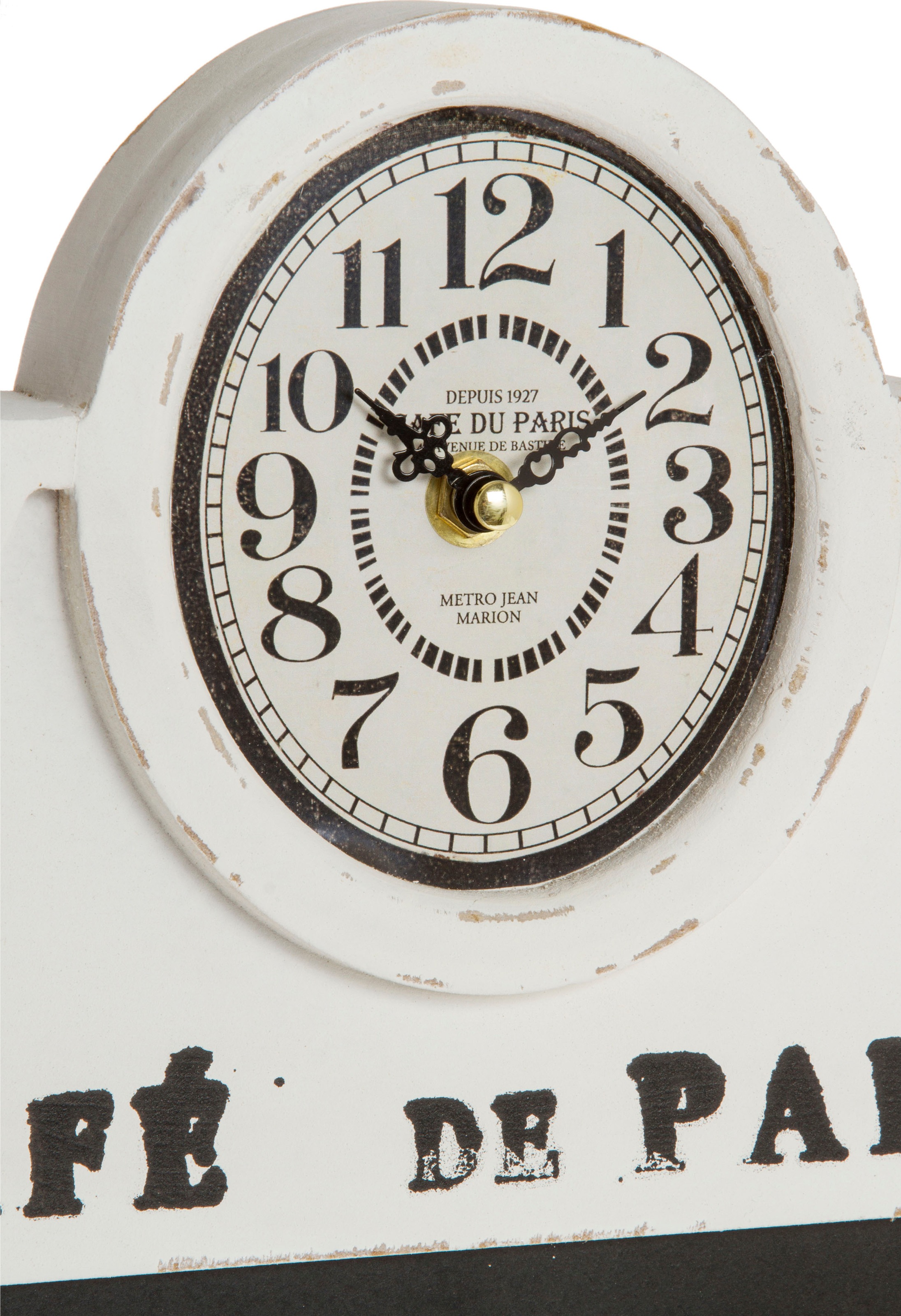 Myflair Möbel & Accessoires Wanduhr »"Tafel"«, mit Kalender & Memoboard, Shabby Optik, ideal in Küche & Flur