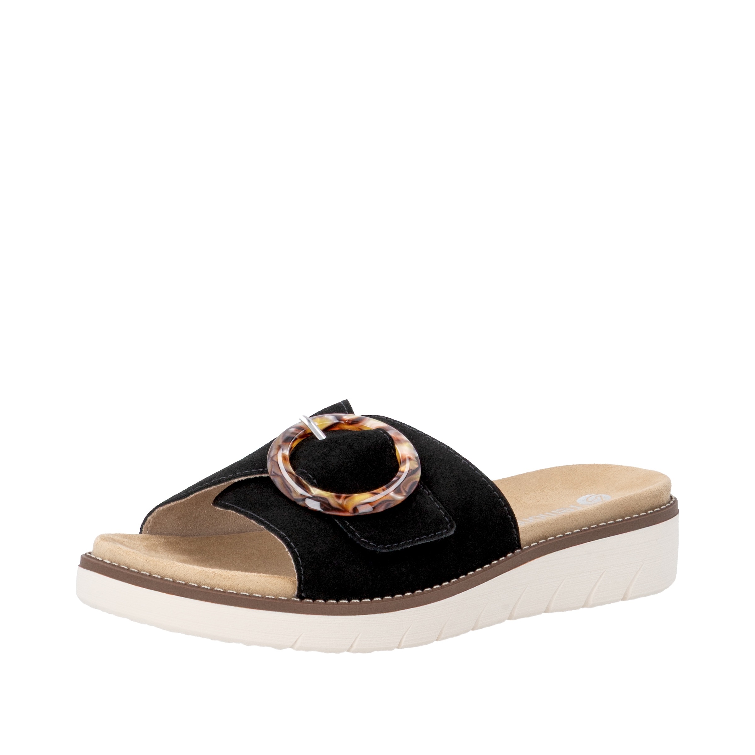 Image of Remonte Pantolette Sommerschuh, Hausschuh mit praktischem Klettverschluss