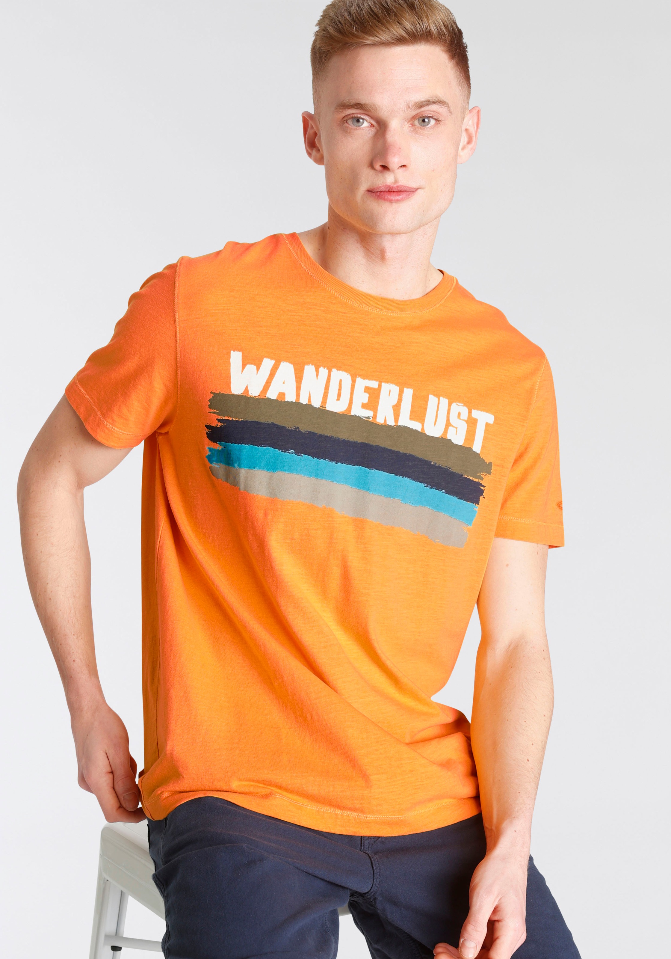 Image of camel active T-Shirt, mit farbigem Druck bei Ackermann Versand Schweiz