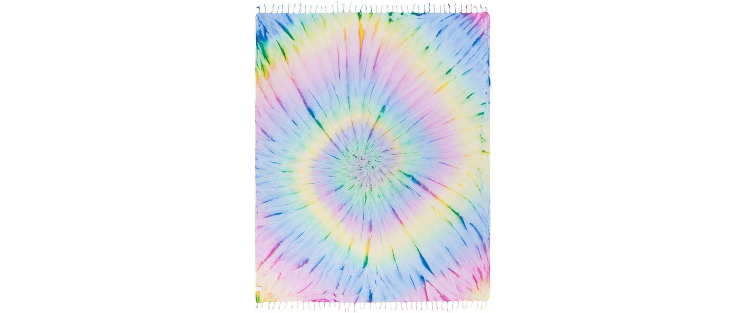 Strandtuch "Haushaltsware Wanderlust Gemustert Tie-Dye XL 157 x 193 cm" schnelltrocknend