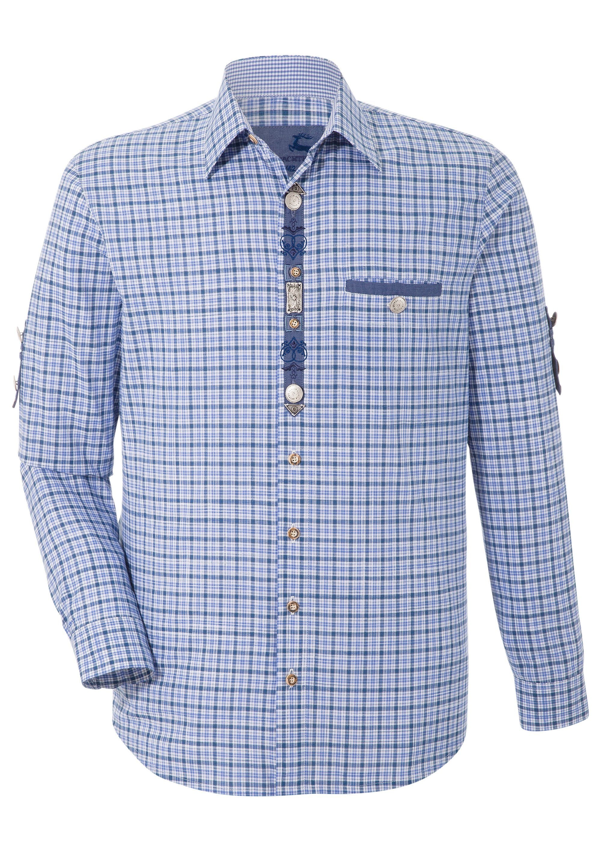 Image of OS-Trachten Trachtenhemd, mit dekorativer Knopfleiste bei Ackermann Versand Schweiz