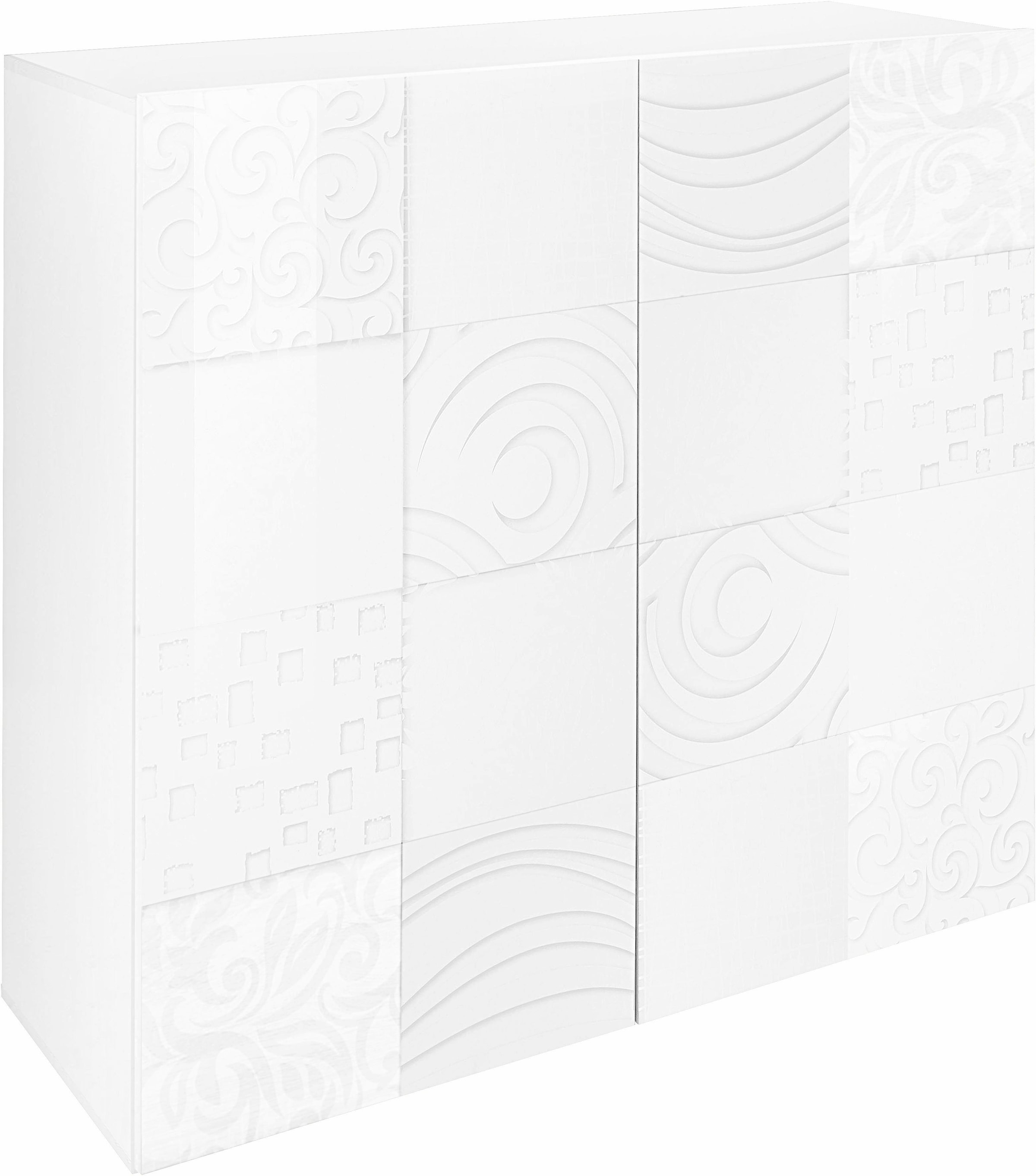Image of Home affaire Highboard "Miro" Breite 121 cm mit dekorativem Siebdruck