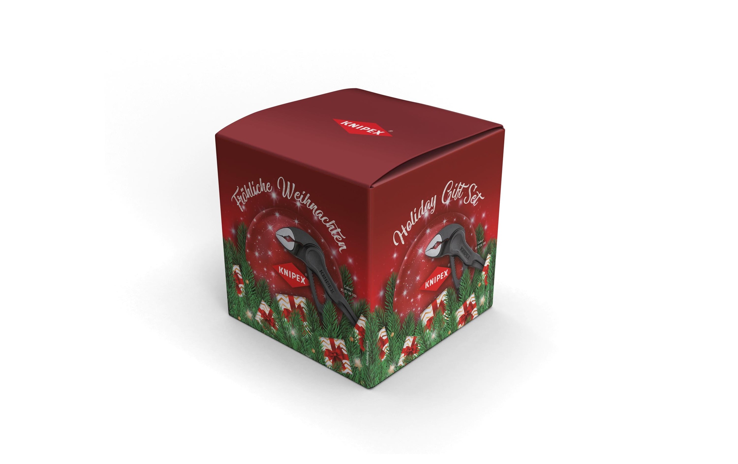 Knipex Pince à pompe à eau »Cobra XS in Weihnachtskugel« 1 cuis tlg. Dauerhaft sicheres Greifen durch hohe Verschleissfestigkeit