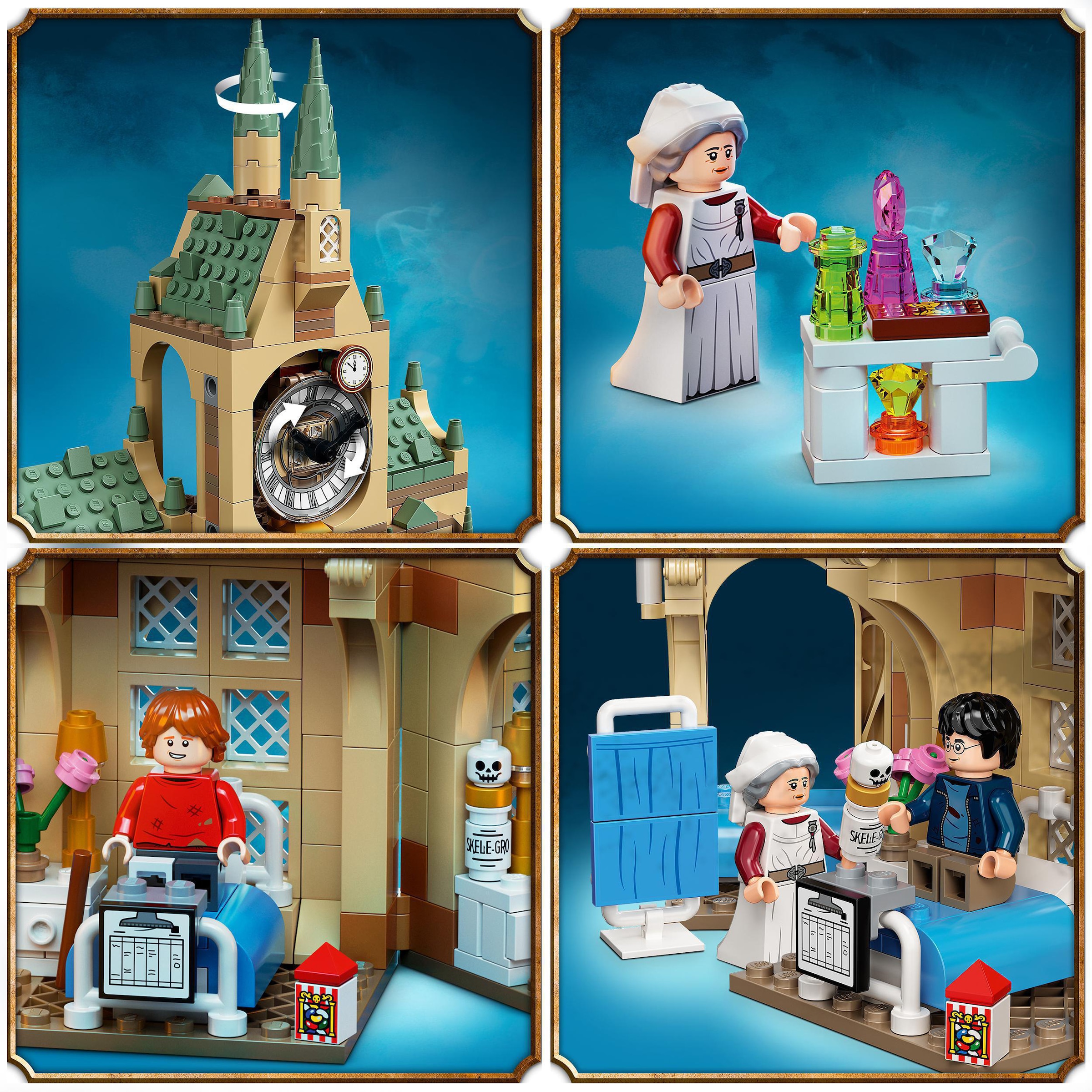 LEGO® Konstruktionsspielsteine »Hogwarts™ Krankenflügel (76398), LEGO® Harry Potter™«, (510 St.), Made in Europe