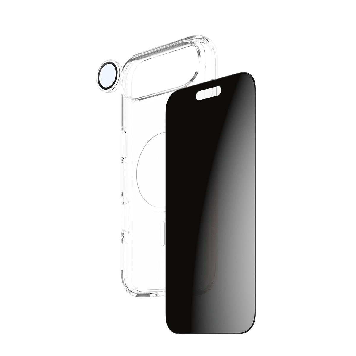 CARE by PanzerGlass Handyhülle »3-in-1 Flagship Privacy Bundle Apple iPhone 17 Air« Apple iPhone 17 Air Backcover, Schutzhülle, Handyschutzhülle, Case, Schutzcase, stossfest