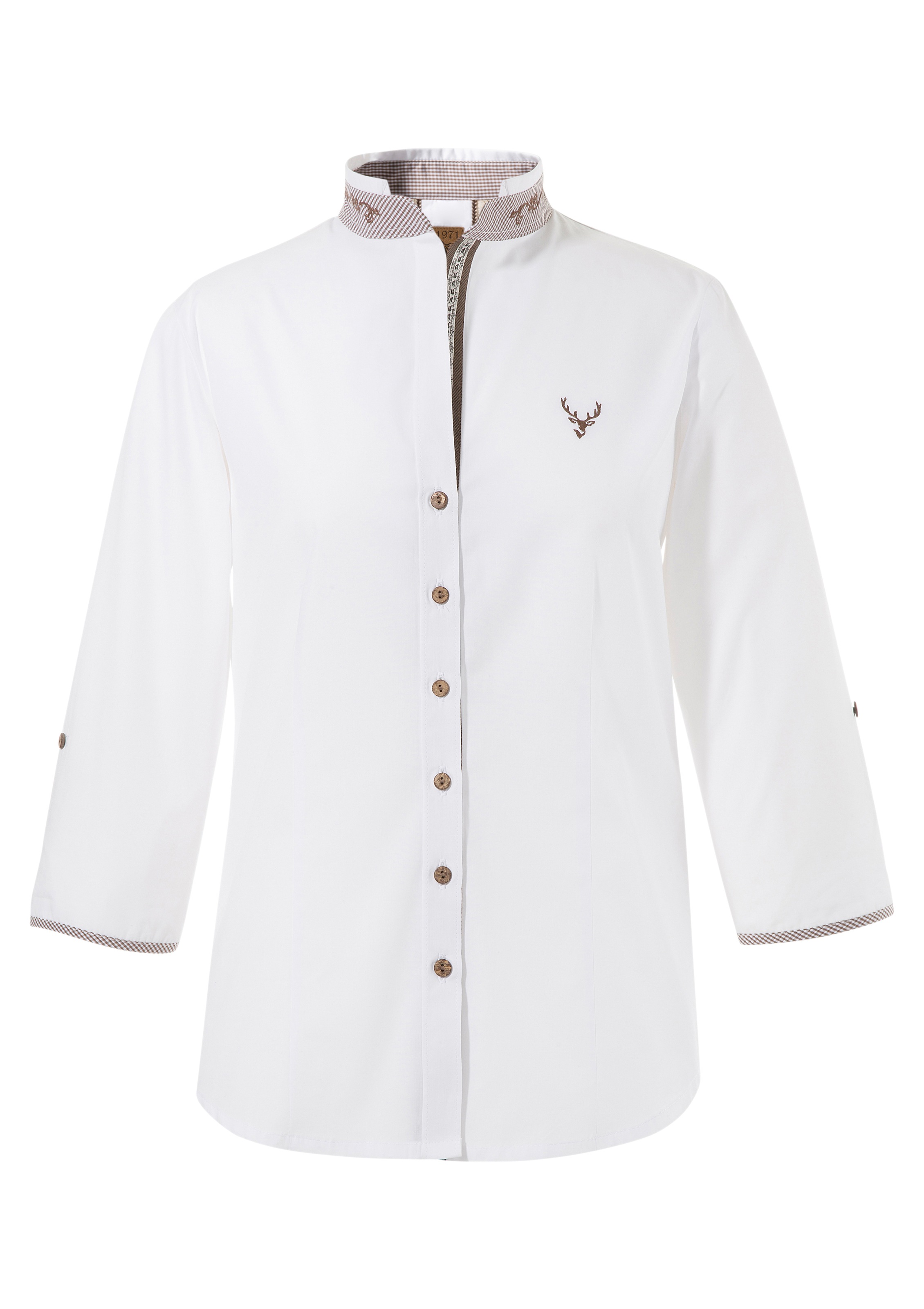 Trachtenbluse Damen in taillierter Passform