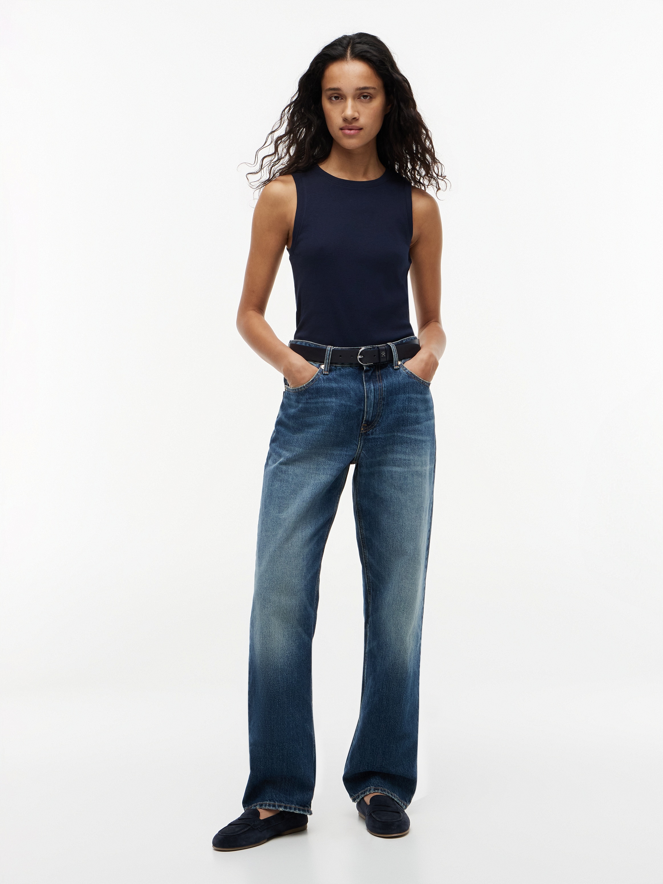 Tommy Hilfiger Débardeur »MULTISTRIPE TANK TOP« Coton