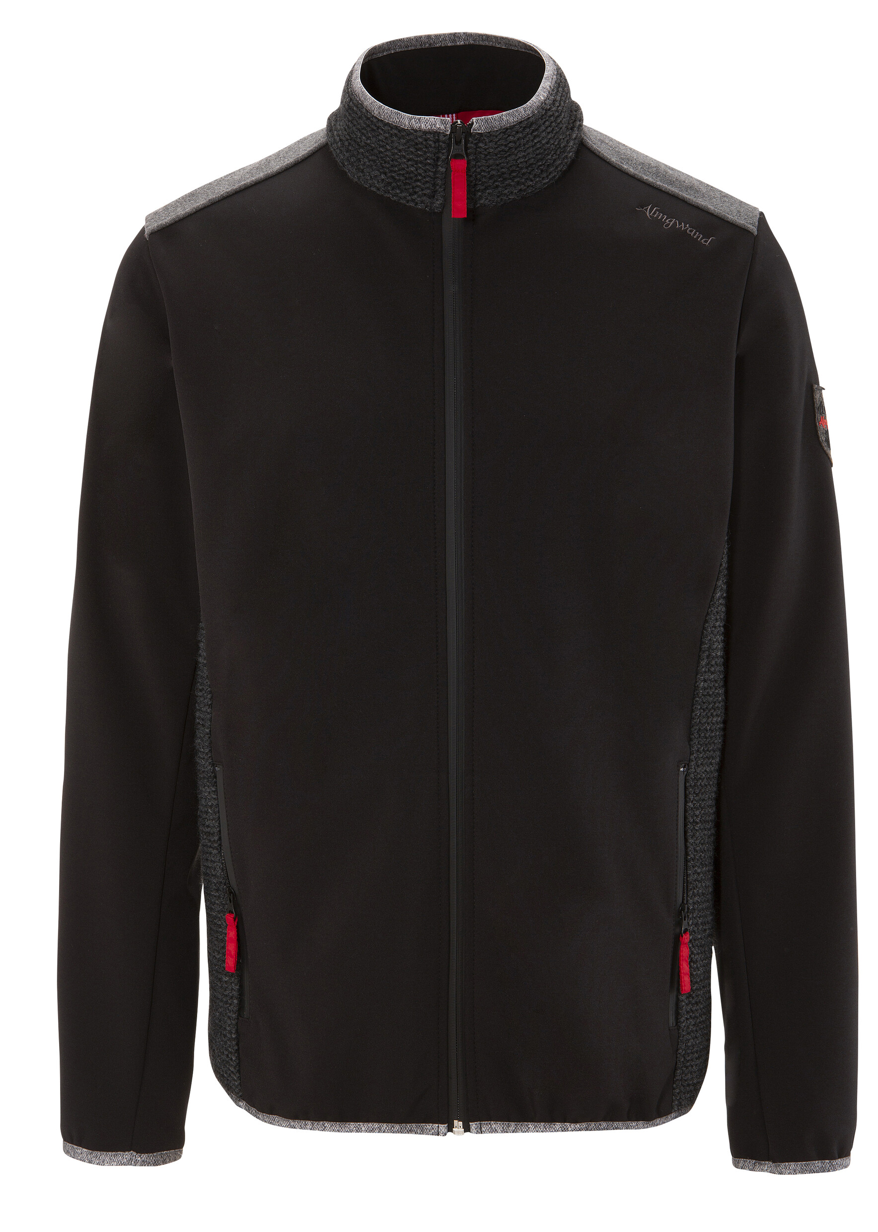 Outdoorjacke, Herren, mit Strickdetails