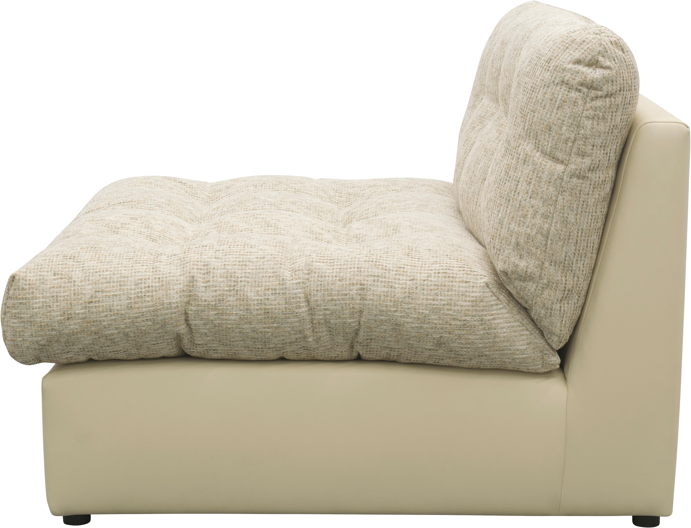 DOMO collection Élément de canapé »Caleo, 121 cm breit, modular, grosszügige Polsterung, Federkern« erweiterbar mit weiterem Sofaelement, Einzelsofa und Eckelement