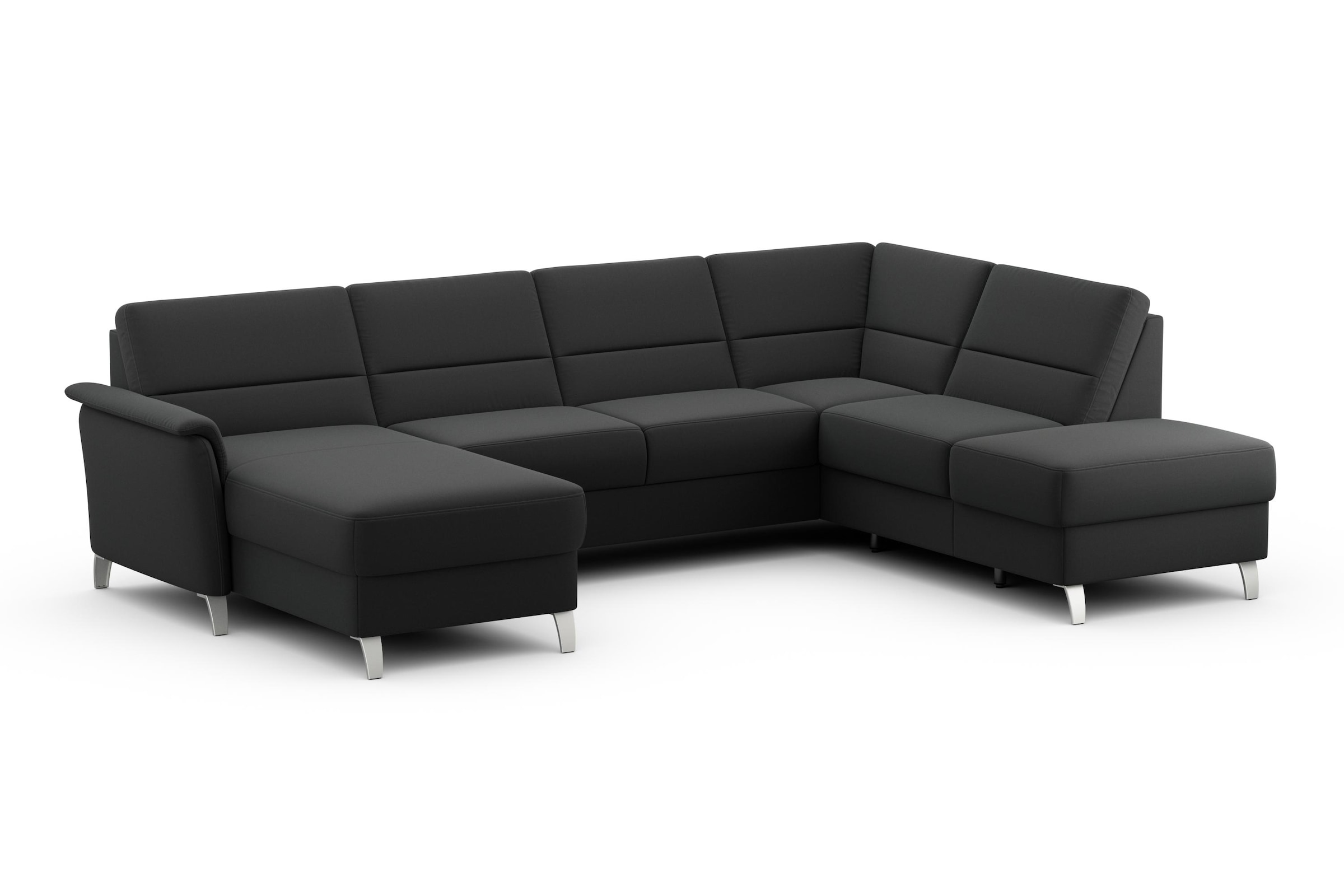 sit&more Wohnlandschaft »Palmera U-Form«, Federkern, wahlweise mit Bettfunktion und mit/ohne Stauraum