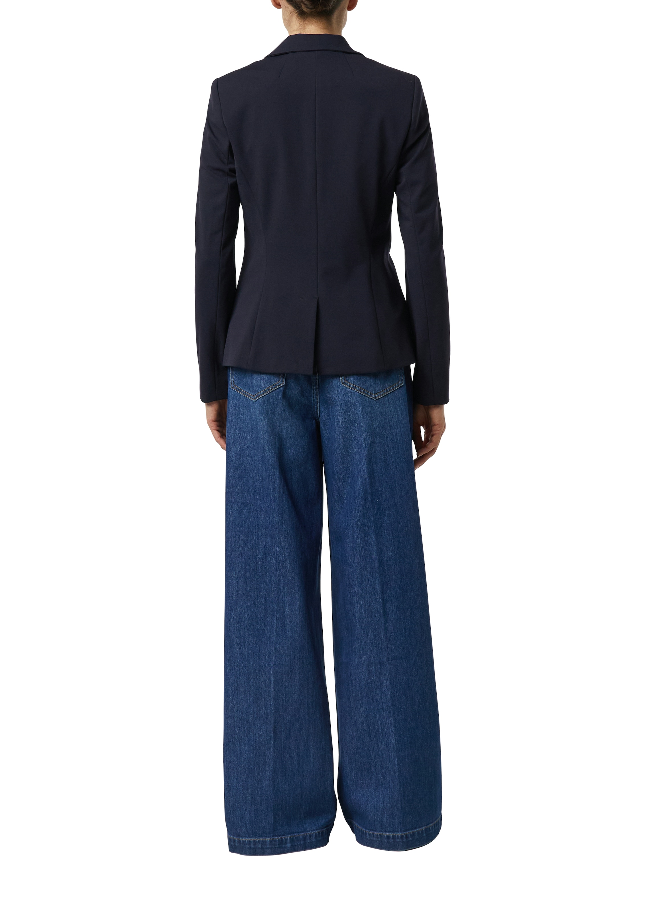 Comma Veste blazer mit Reverskragen und 1-Knopf-Verschluss